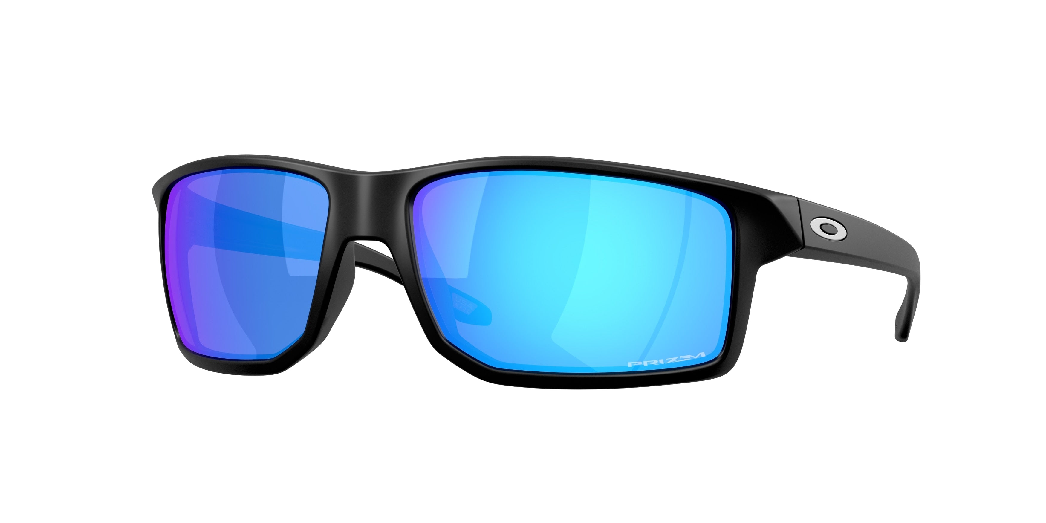 Oakley GIBSTON XL OO9470 Rectangle Sunglasses  947003-Matte Black 62-133-17 - Color Map Black