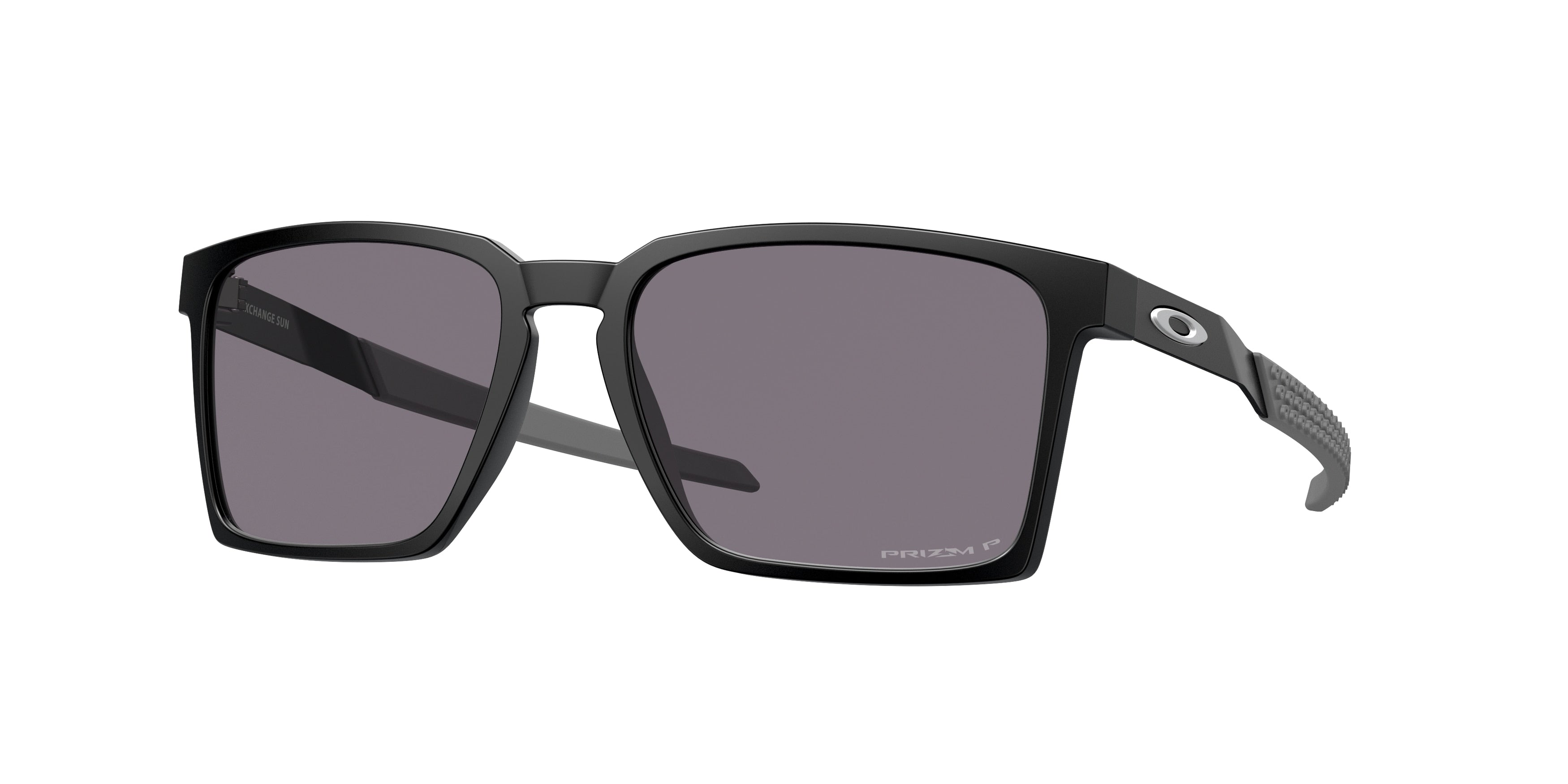 Oakley EXCHANGE SUN OO9483 Rectangle Sunglasses  948304-Satin Black 56-136-17 - Color Map Black