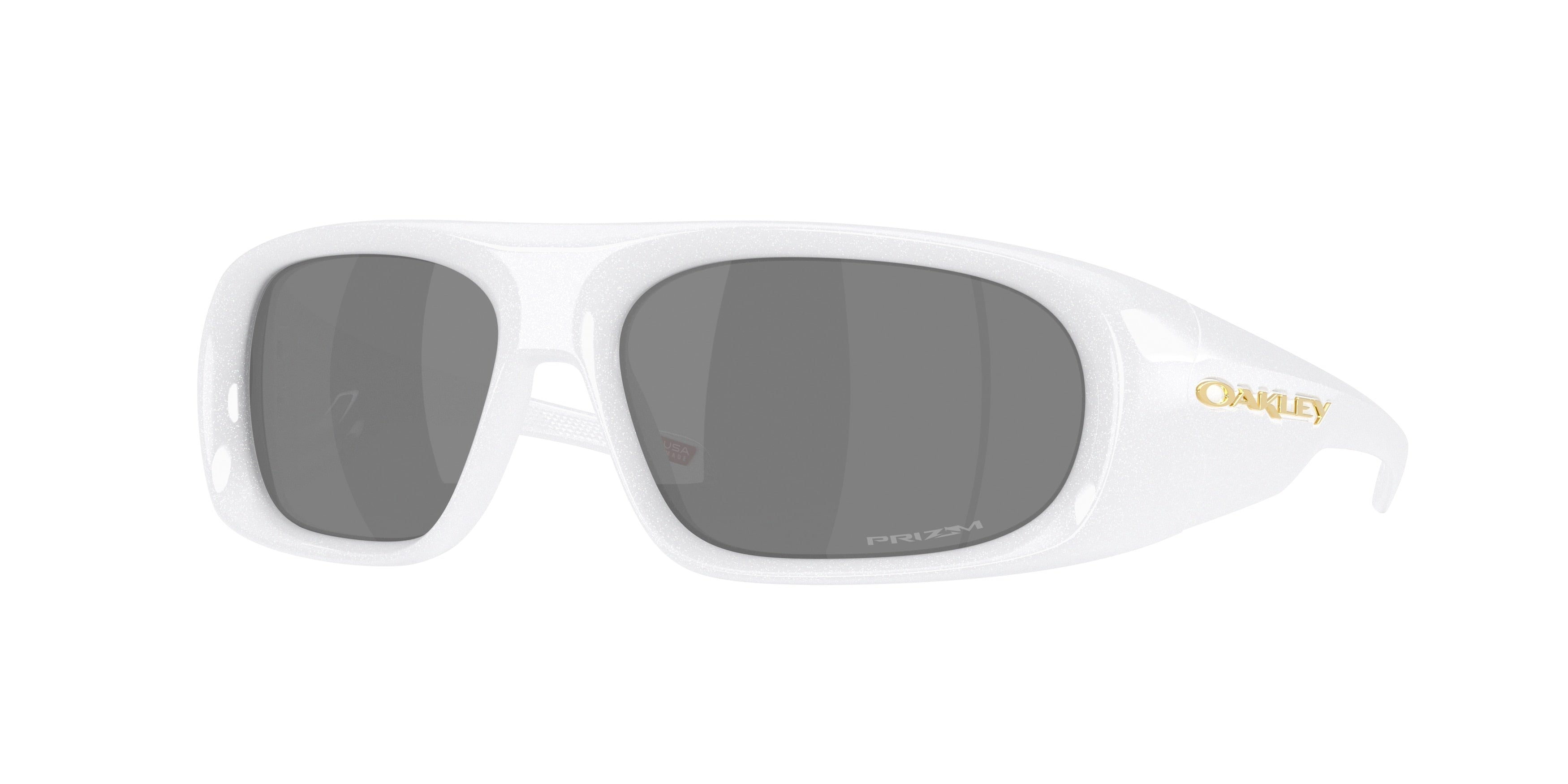 Oakley BELLEVILLE OO9491 Rectangle Sunglasses  949102-Pearl White 61-130-16 - Color Map White
