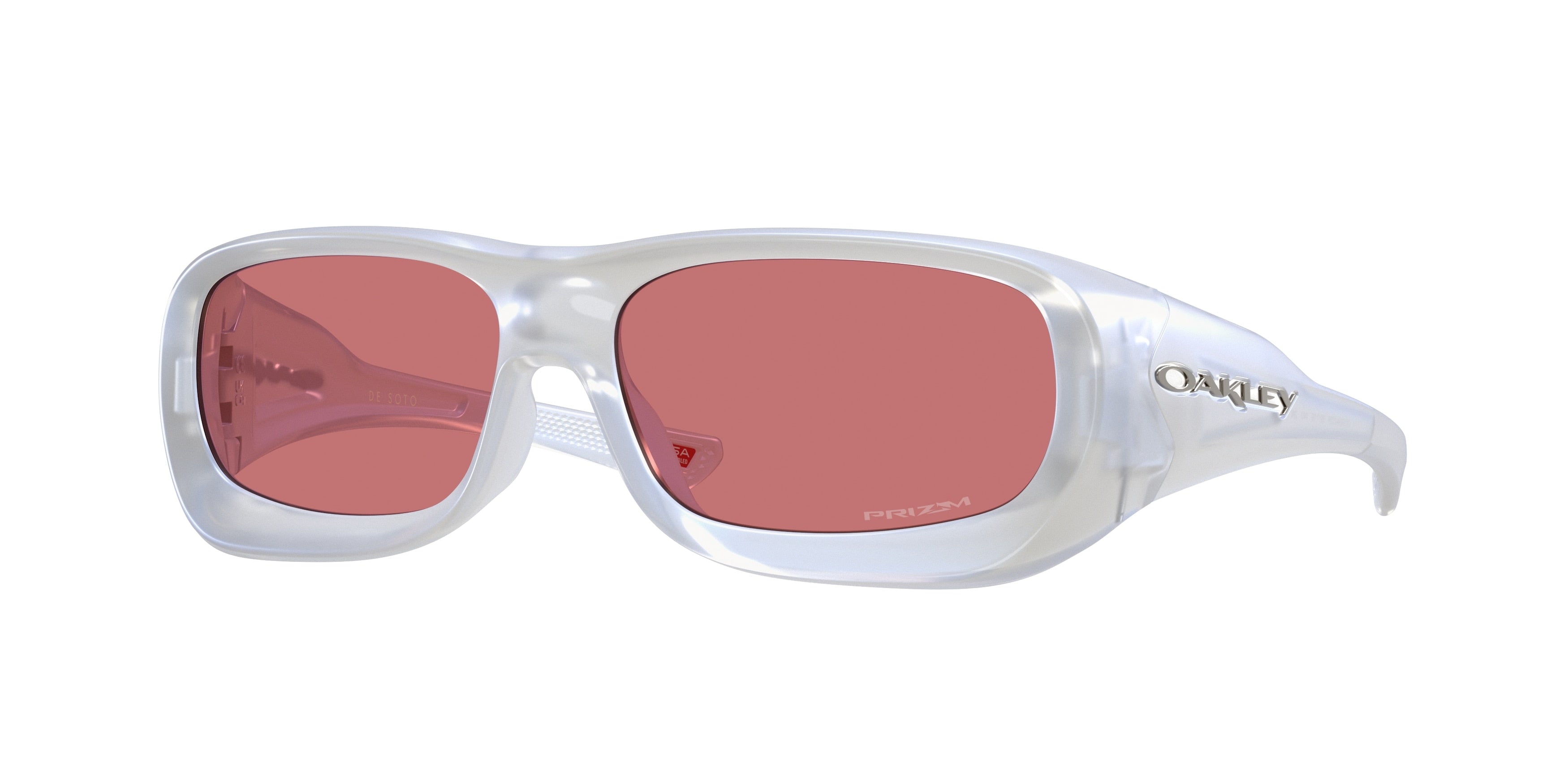 Oakley DE SOTO OO9494 Rectangle Sunglasses  949403-Light Matte Stonewash Opaline 59-140-16 - Color Map Grey