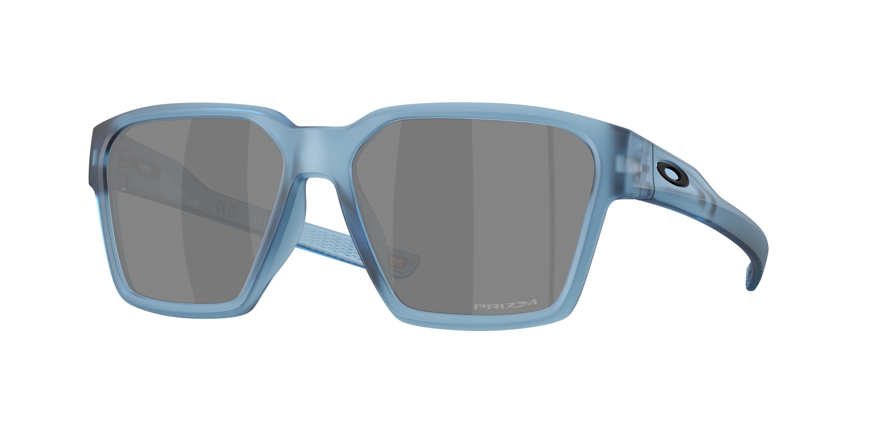 Oakley BRIZA OO9497 Square Sunglasses  949708-Matte Transparent Stonewash 58-140-16 - Color Map Blue