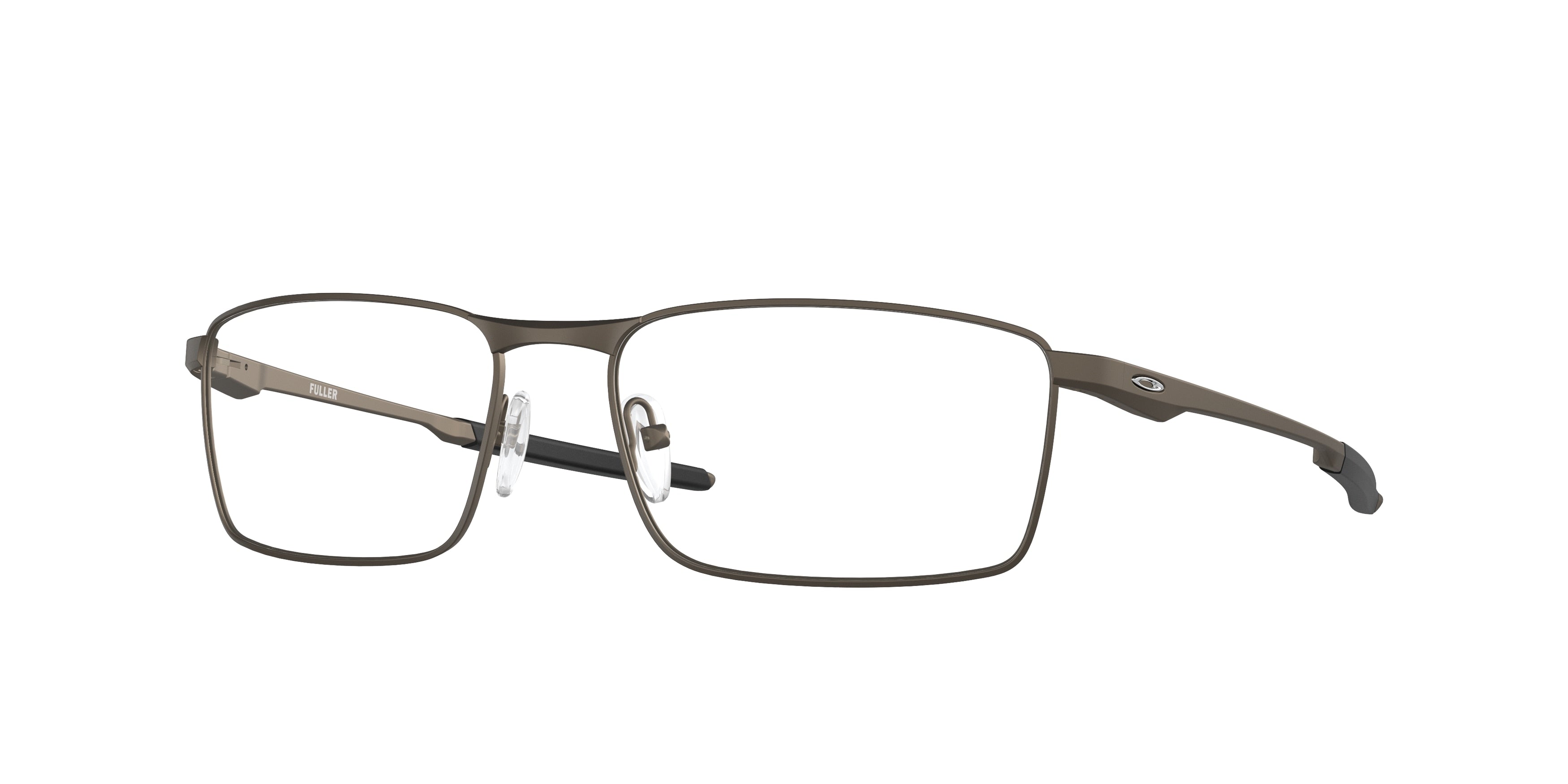 Oakley Optical FULLER OX3227 Rectangle Eyeglasses  322706-Satin Lead 55-139-17 - Color Map Grey