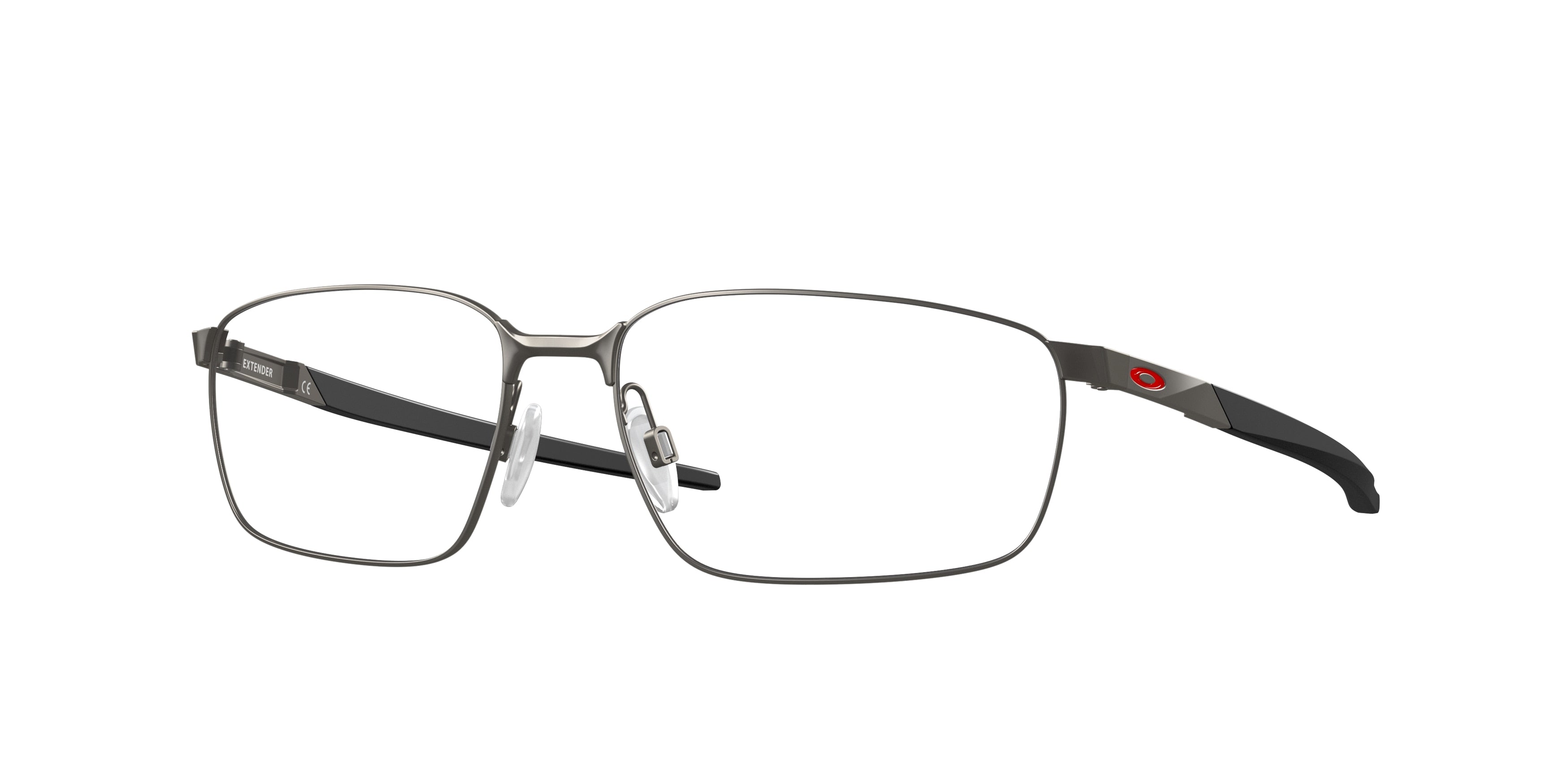 Oakley Optical EXTENDER OX3249 Rectangle Eyeglasses  324904-Matte Gunmetal 58-135-16 - Color Map Grey