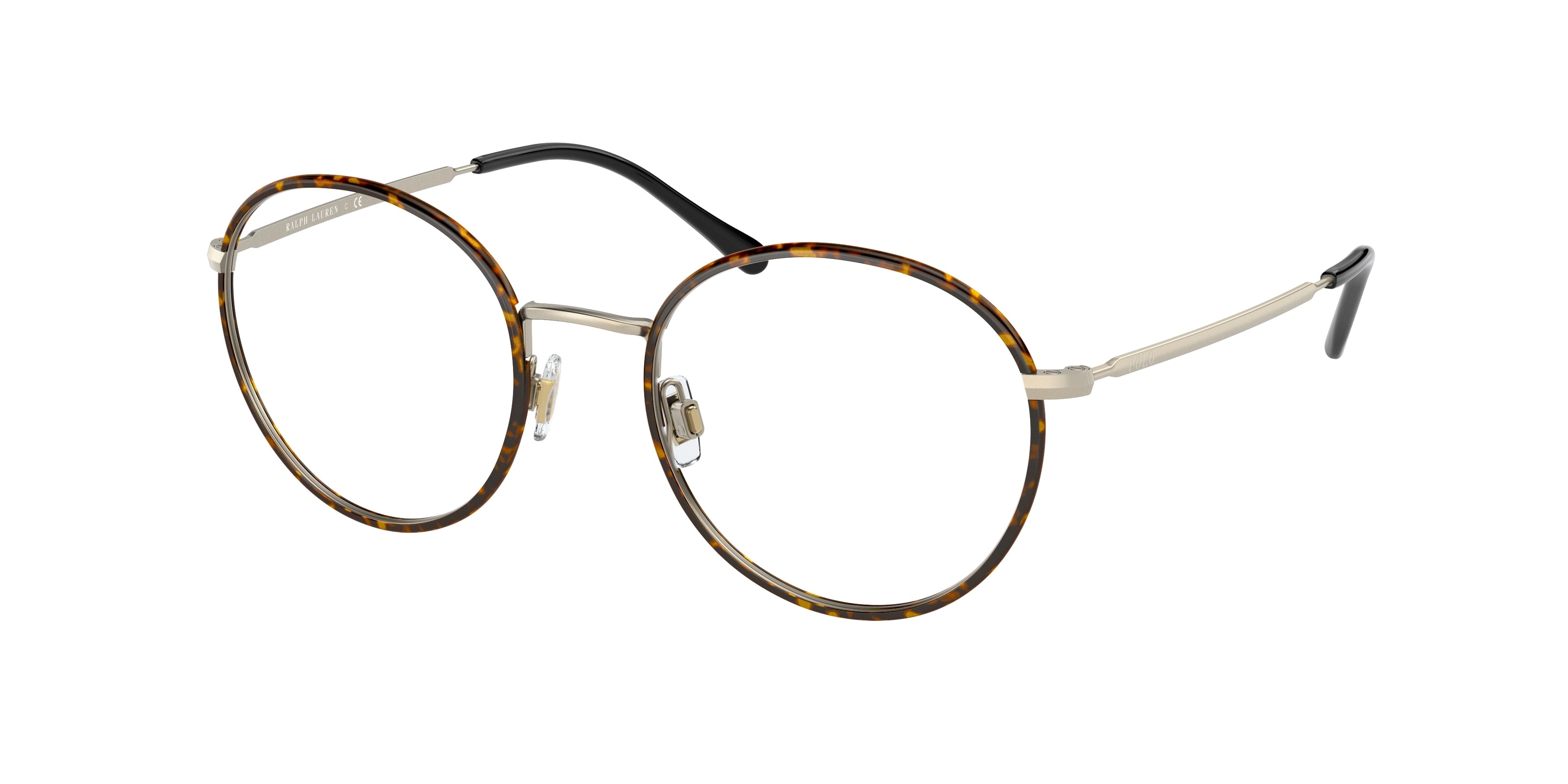 Polo PH1210 Round Eyeglasses  9420-Semishiny Pale Gold 49-145-20 - Color Map Gold
