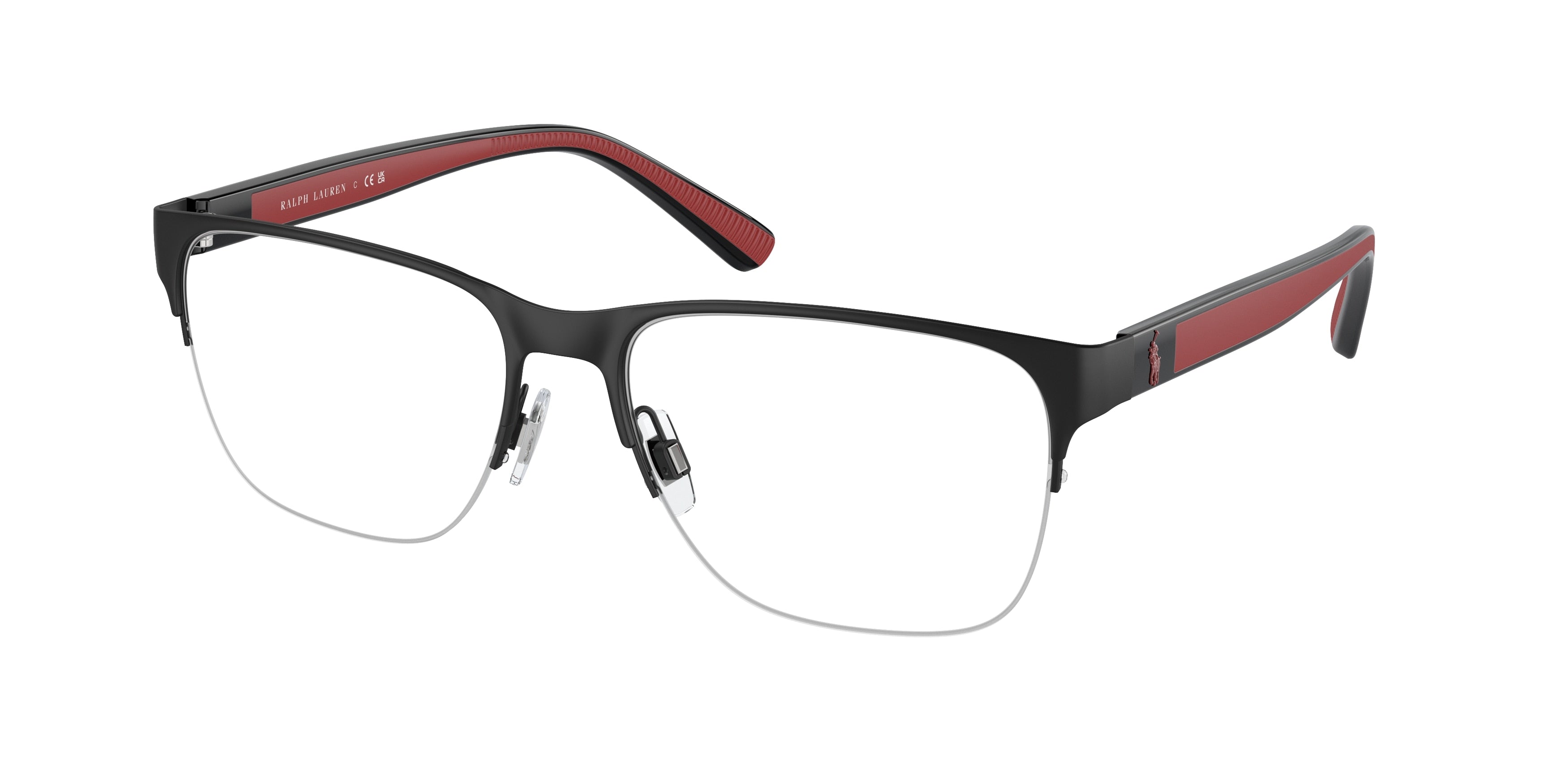 Polo PH1228 Pillow Eyeglasses  9223-Matte Black 57-145-17 - Color Map Black