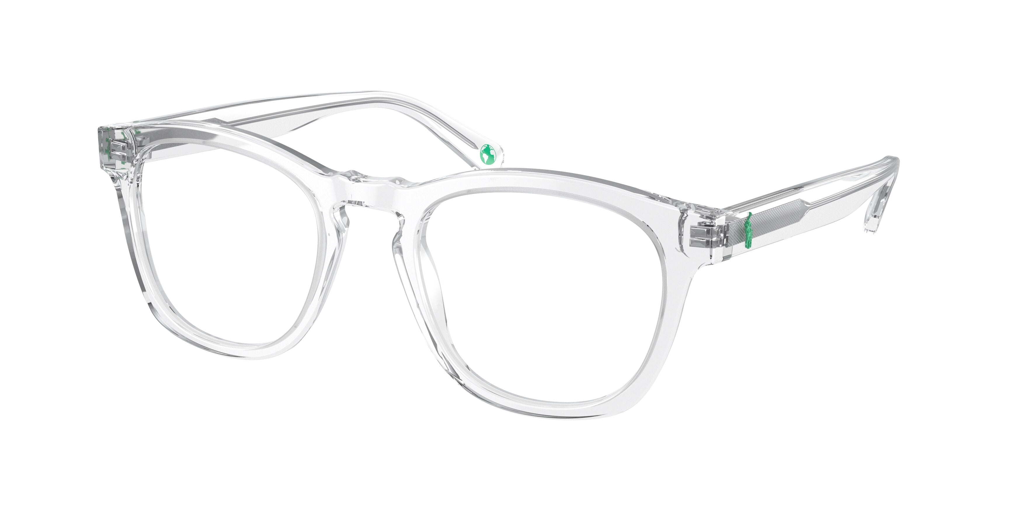 Polo PH2258F Phantos Eyeglasses  5331-Shiny Crystal 51-145-21 - Color Map Transparent