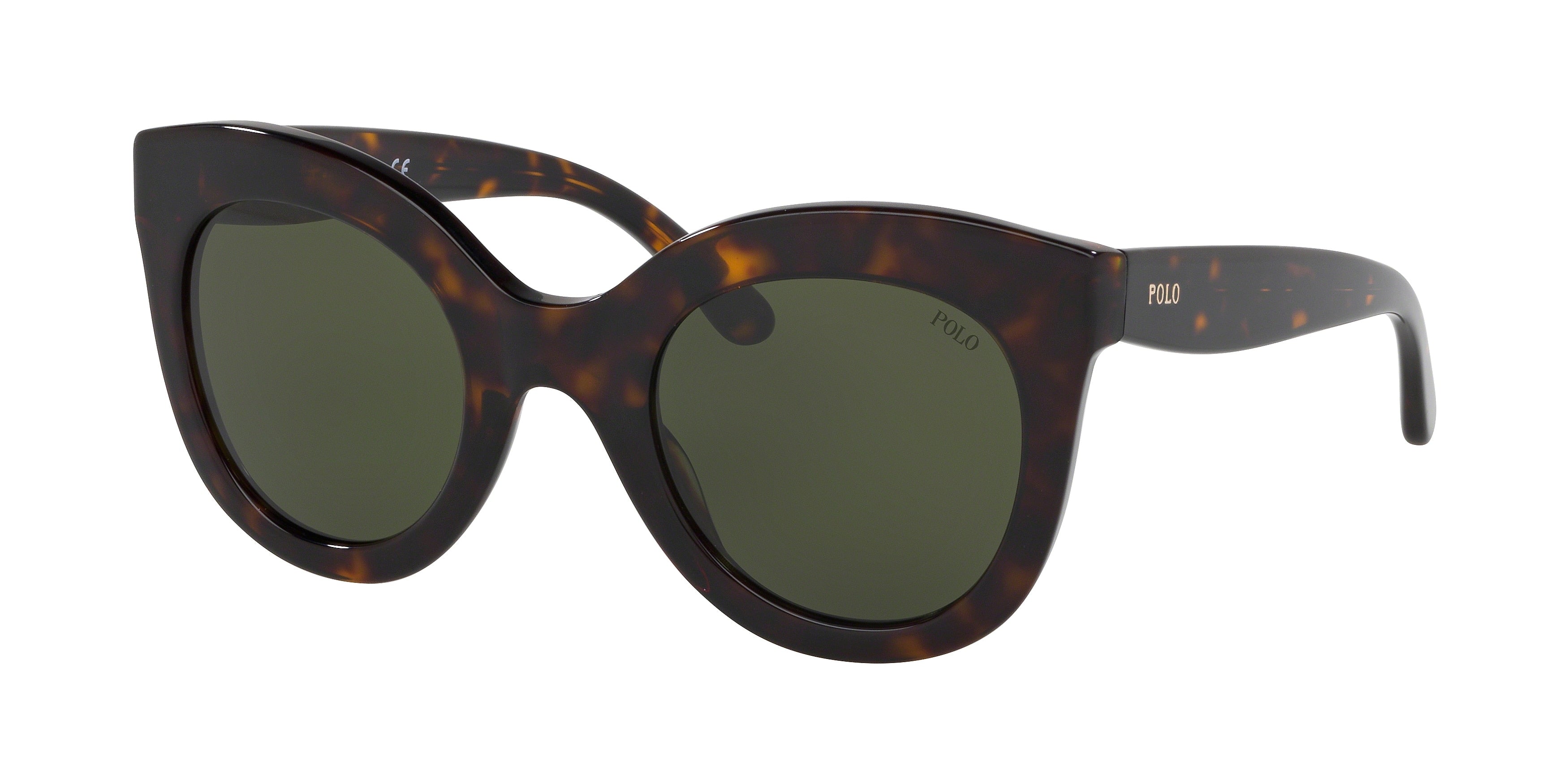 Polo PH4148 Butterfly Sunglasses  500371-Shiny Dark Havana 49-140-26 - Color Map Tortoise