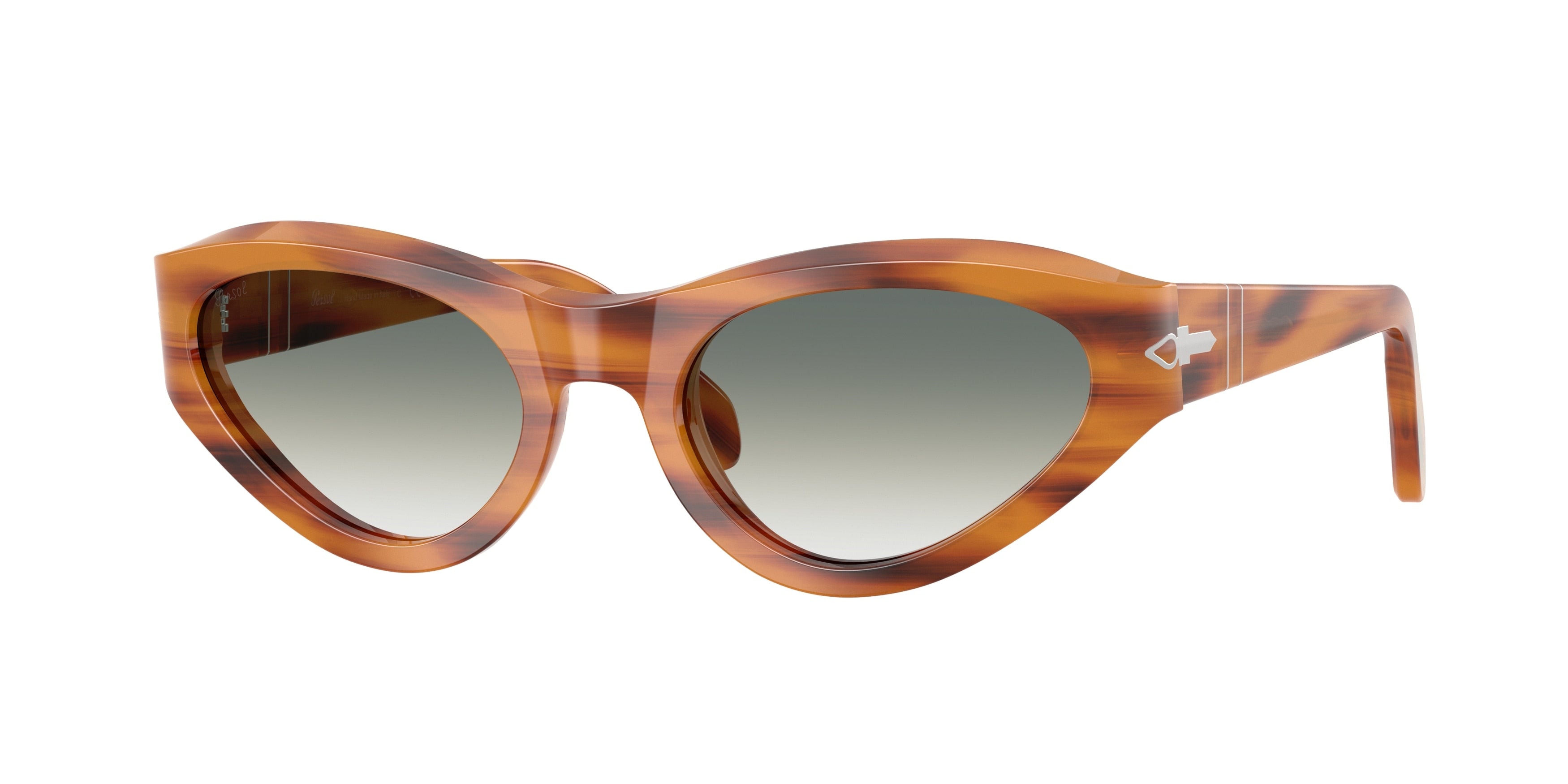 Persol PO0052S Butterfly Sunglasses 960/3A-Striped Brown 53-140-20 - Color Map Tortoise