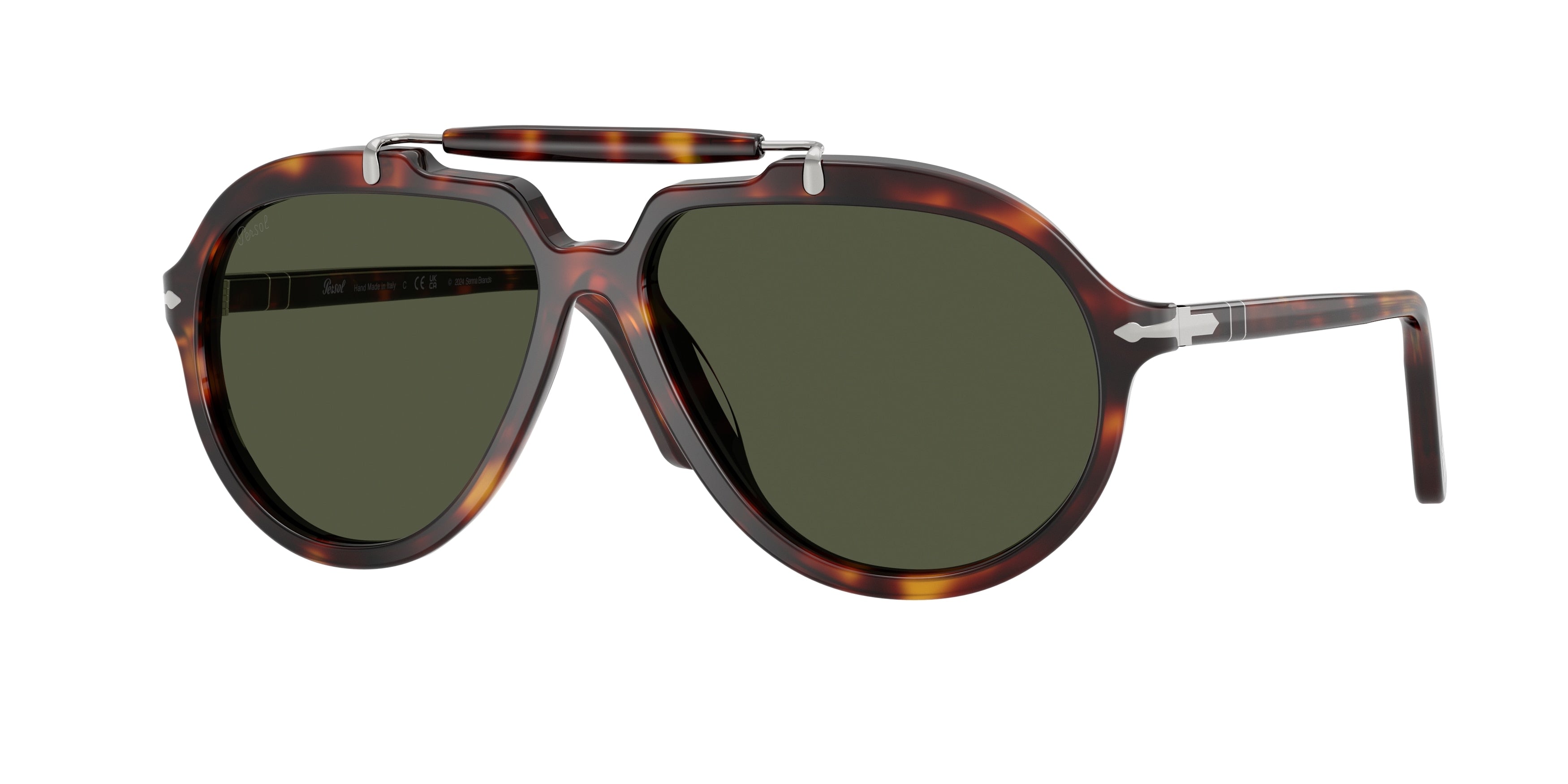 Persol PO0202S Square Sunglasses 24/31-Havana 57-140-13 - Color Map Tortoise