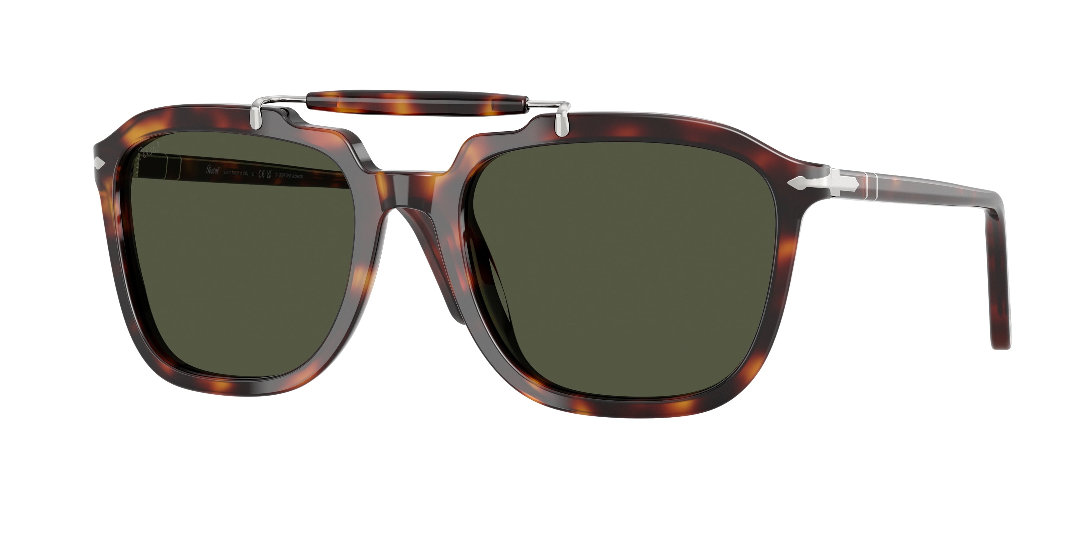 Persol PO0203S Square Sunglasses 24/31-Havana 57-145-20 - Color Map Tortoise