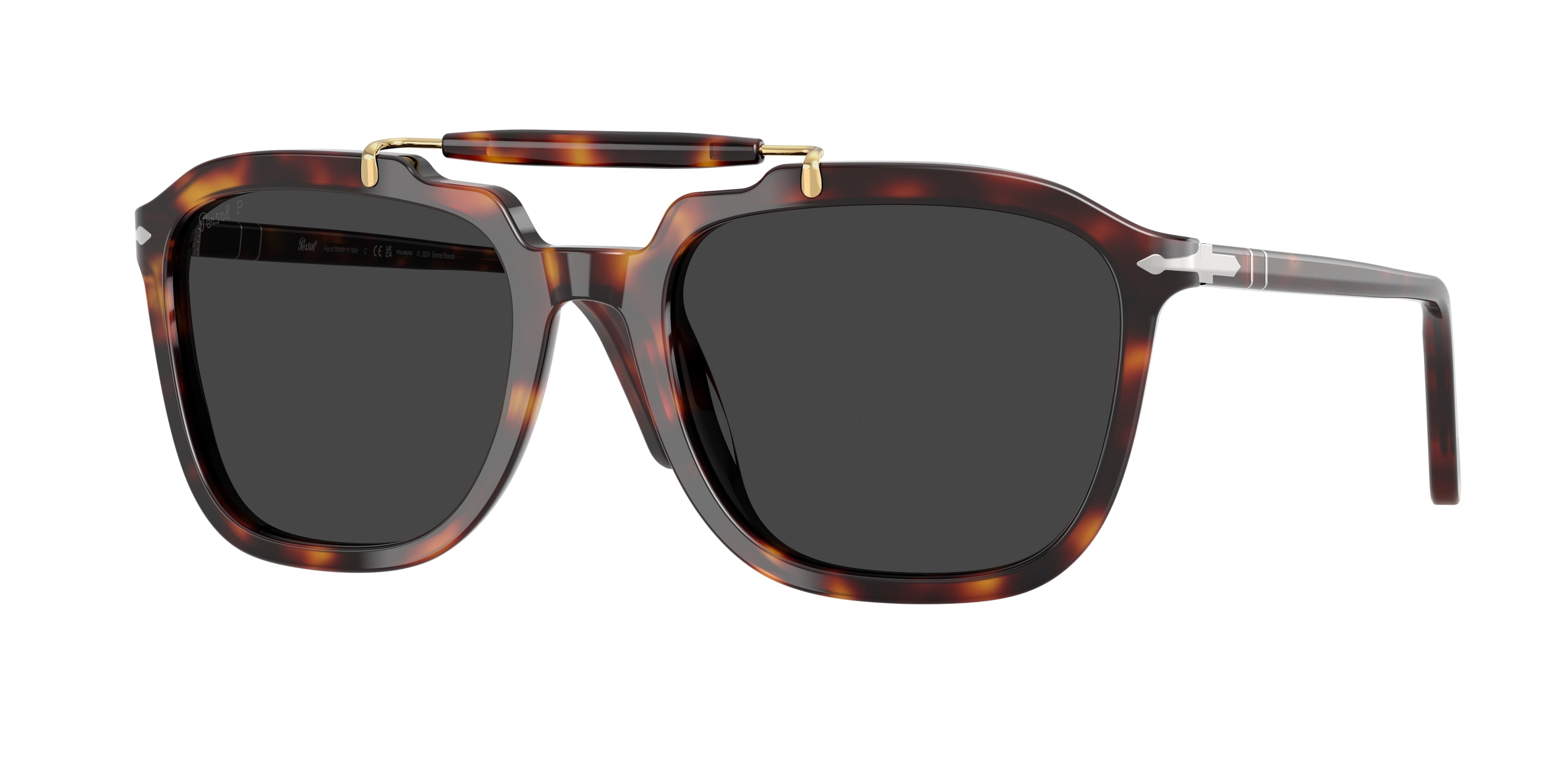 Persol PO0203S Square Sunglasses 24/48-Havana 57-145-20 - Color Map Tortoise
