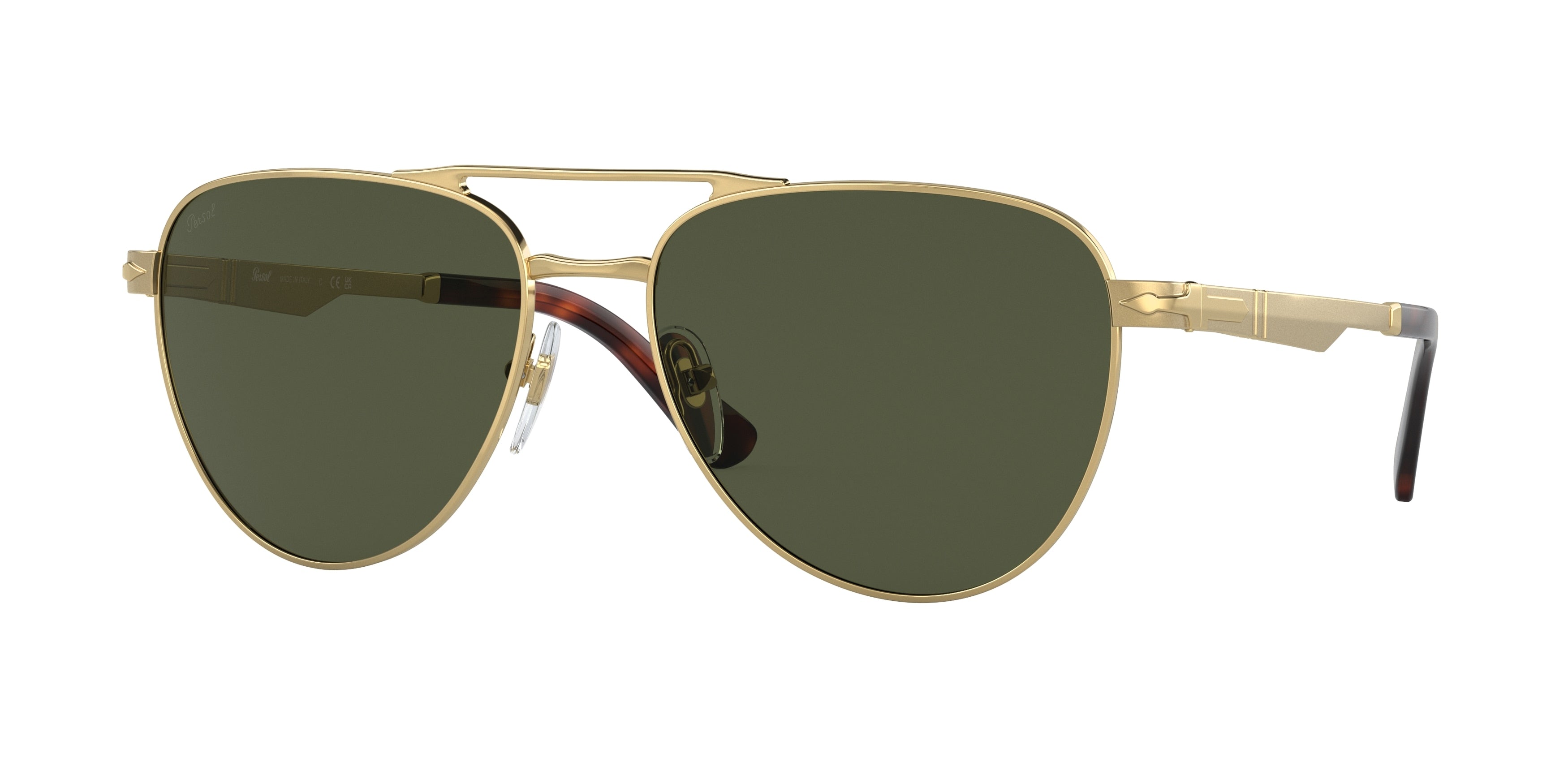 Persol PO1003S Pilot Sunglasses 515/31-Gold 58-145-17 - Color Map Gold