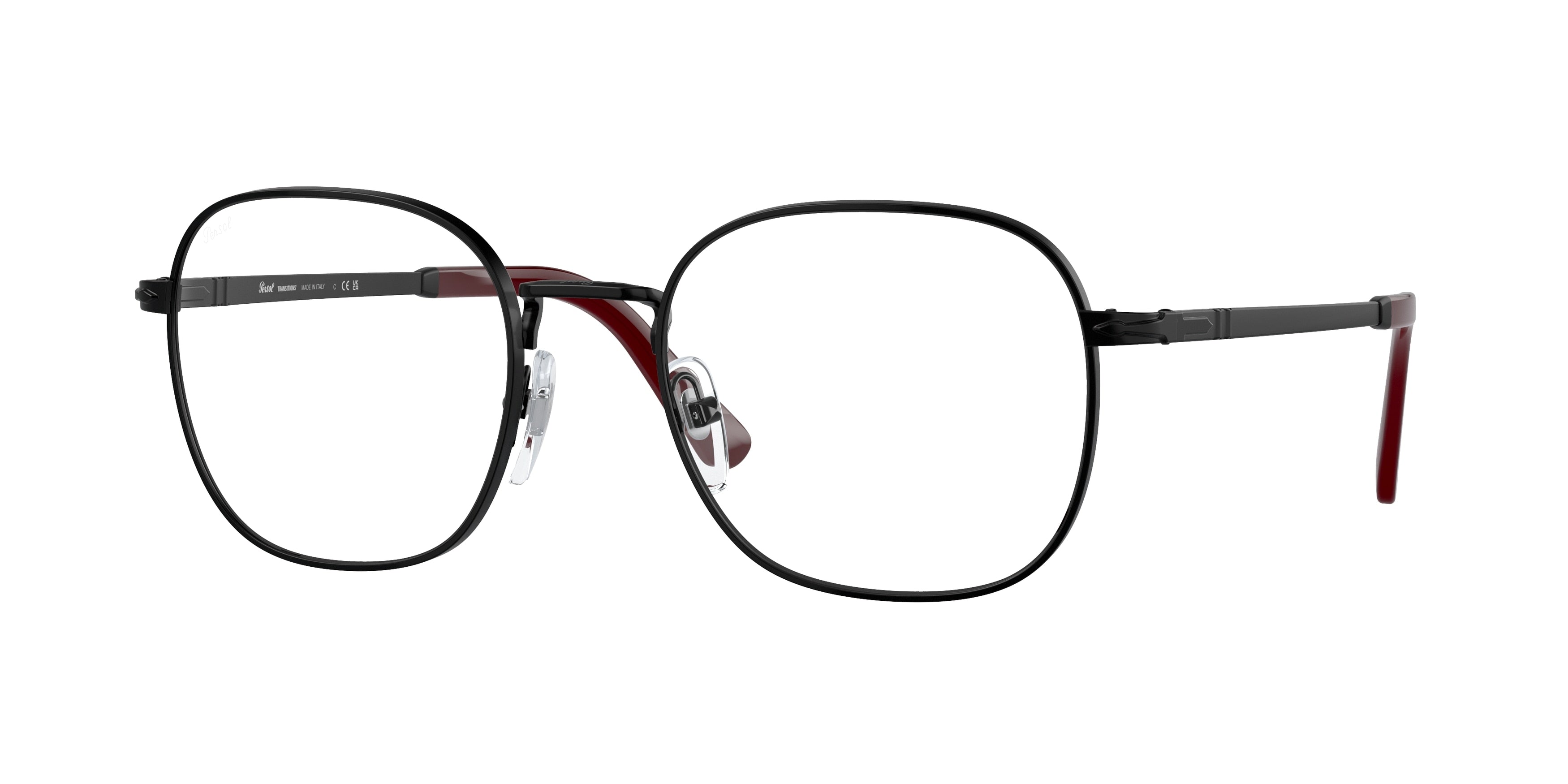 Persol PO1009S Pillow Sunglasses  1078GJ-Black 52-145-20 - Color Map Black