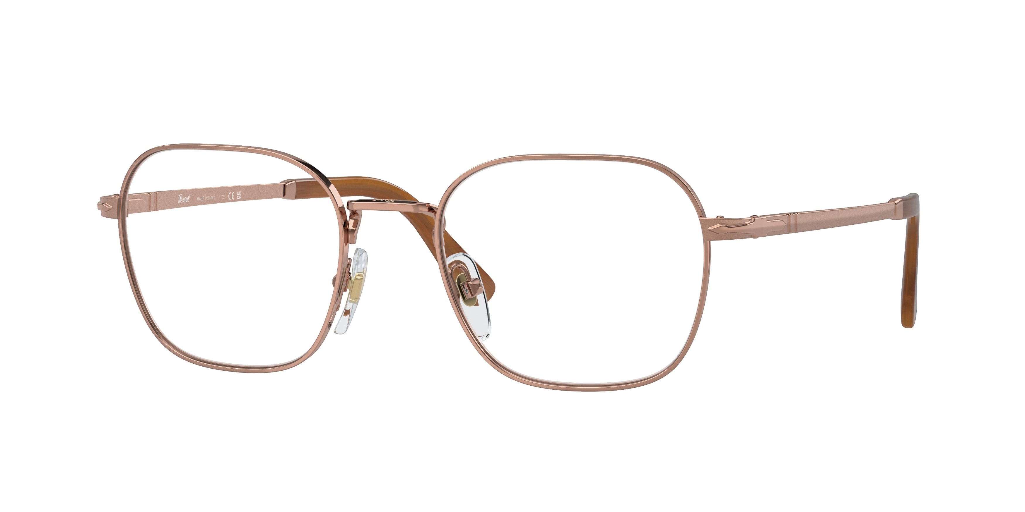 Persol PO1010V Pillow Eyeglasses 1080-Copper 52-145-20 - Color Map Copper