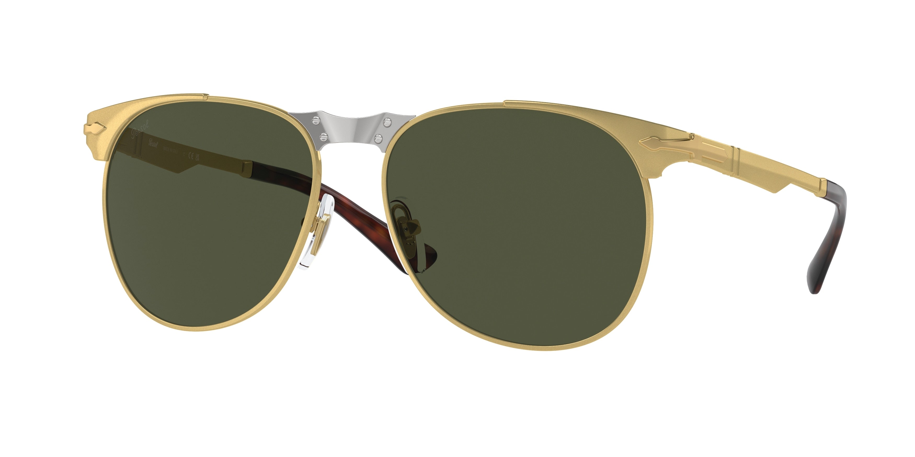 Persol PO1016S Pilot Sunglasses 515/31-Gold 57-145-16 - Color Map Gold