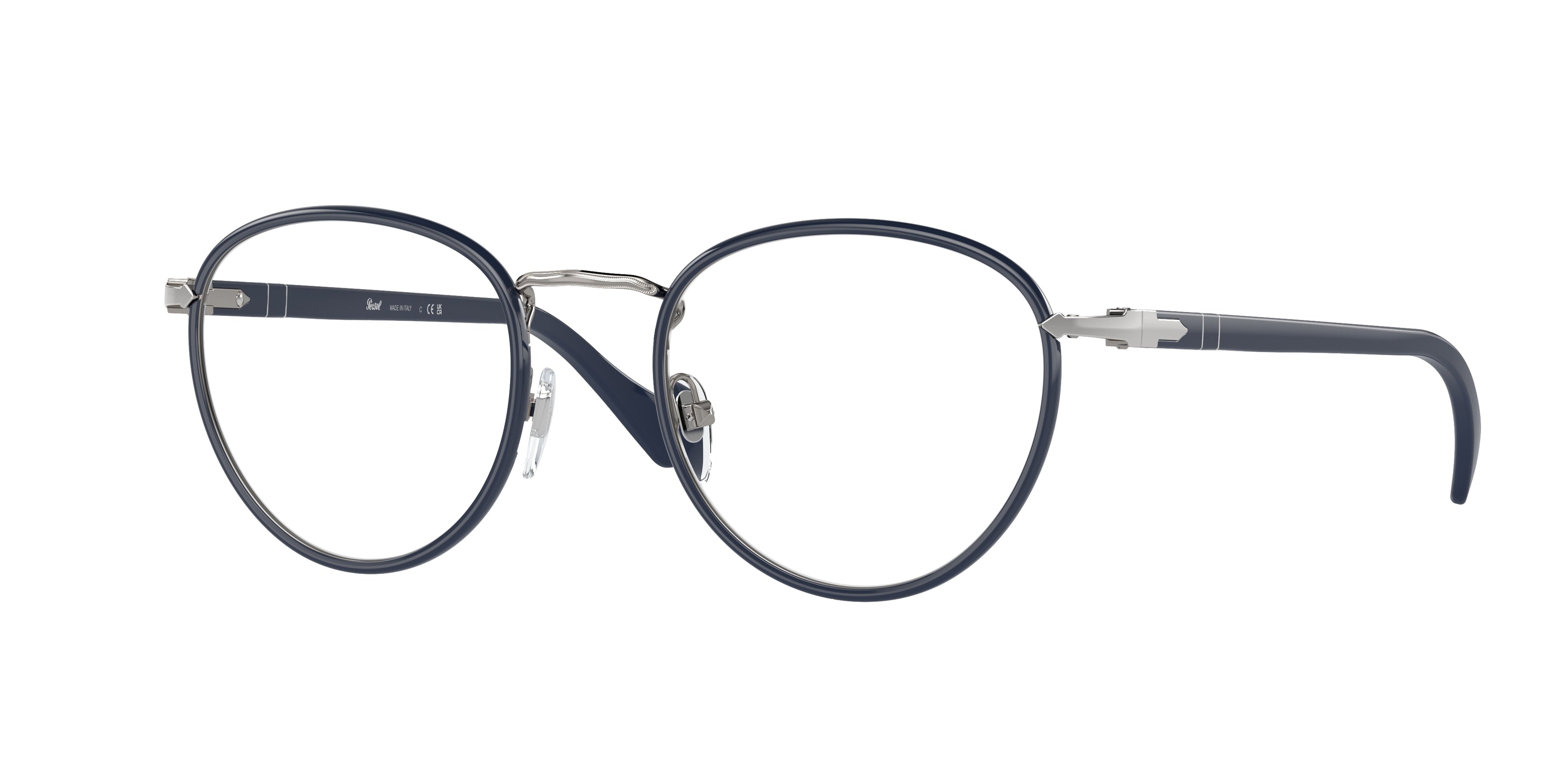 Persol PO2410VJ Phantos Eyeglasses 1120-Gunmetal 49-140-20 - Color Map Grey