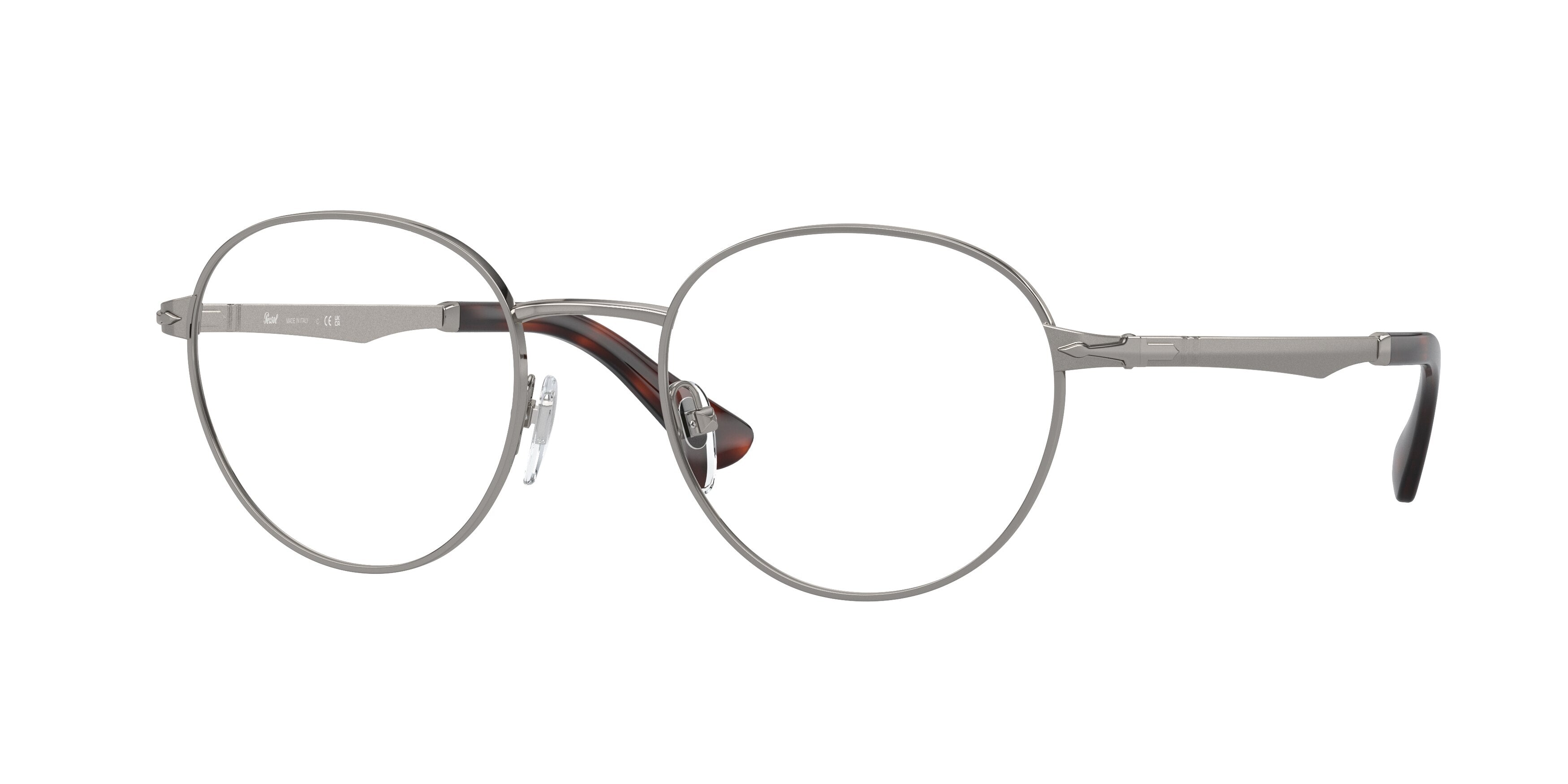 Persol PO2460V Phantos Eyeglasses 513-Gunmetal 50-145-20 - Color Map Grey