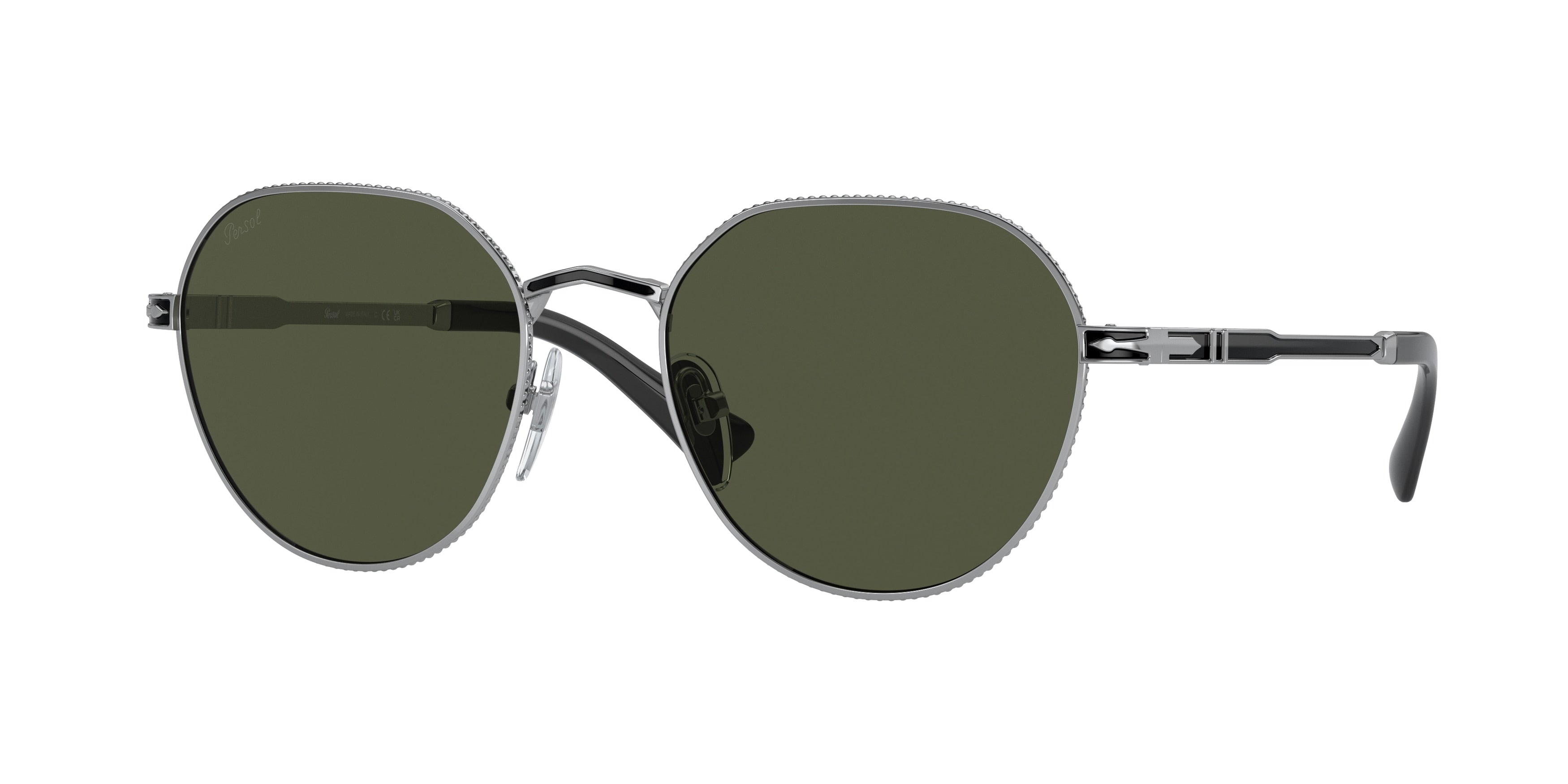 Persol PO2486S Square Sunglasses 111331-Silver 53-145-19 - Color Map Silver