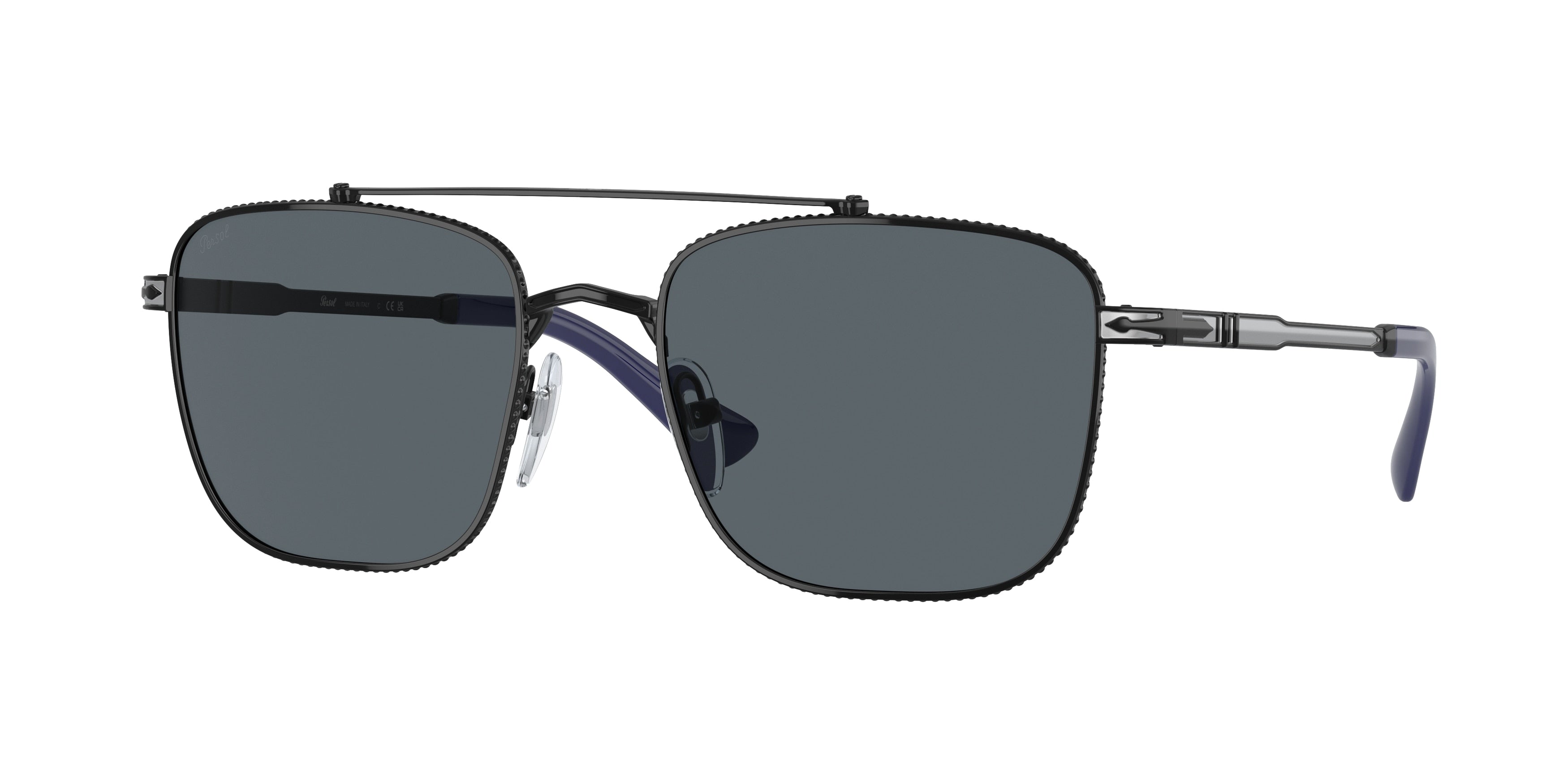Persol PO2487S Square Sunglasses  1111R5-Black 55-145-19 - Color Map Black