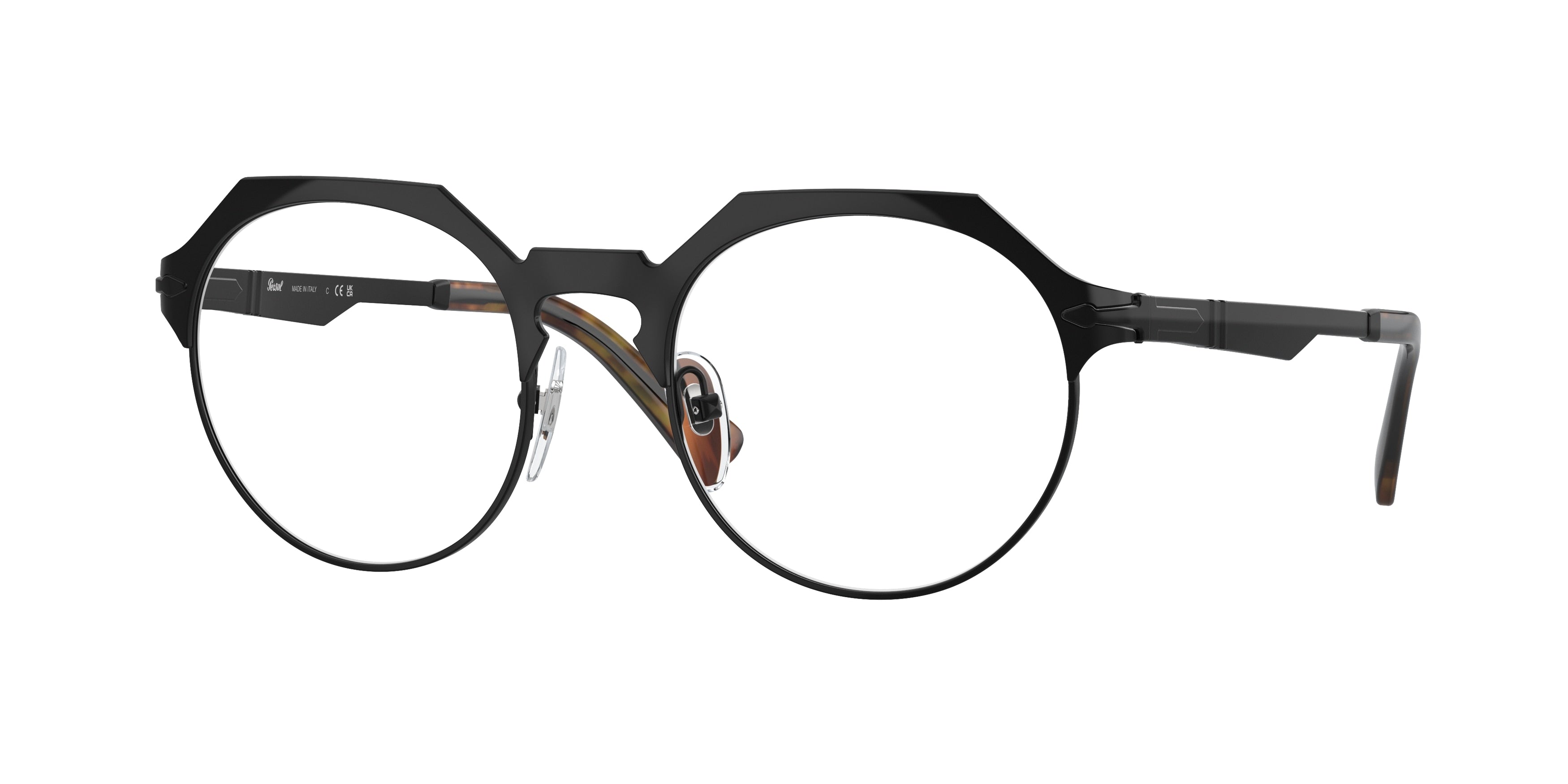 Persol PO2488V Phantos Eyeglasses 1116-Black 51-140-19 - Color Map Black