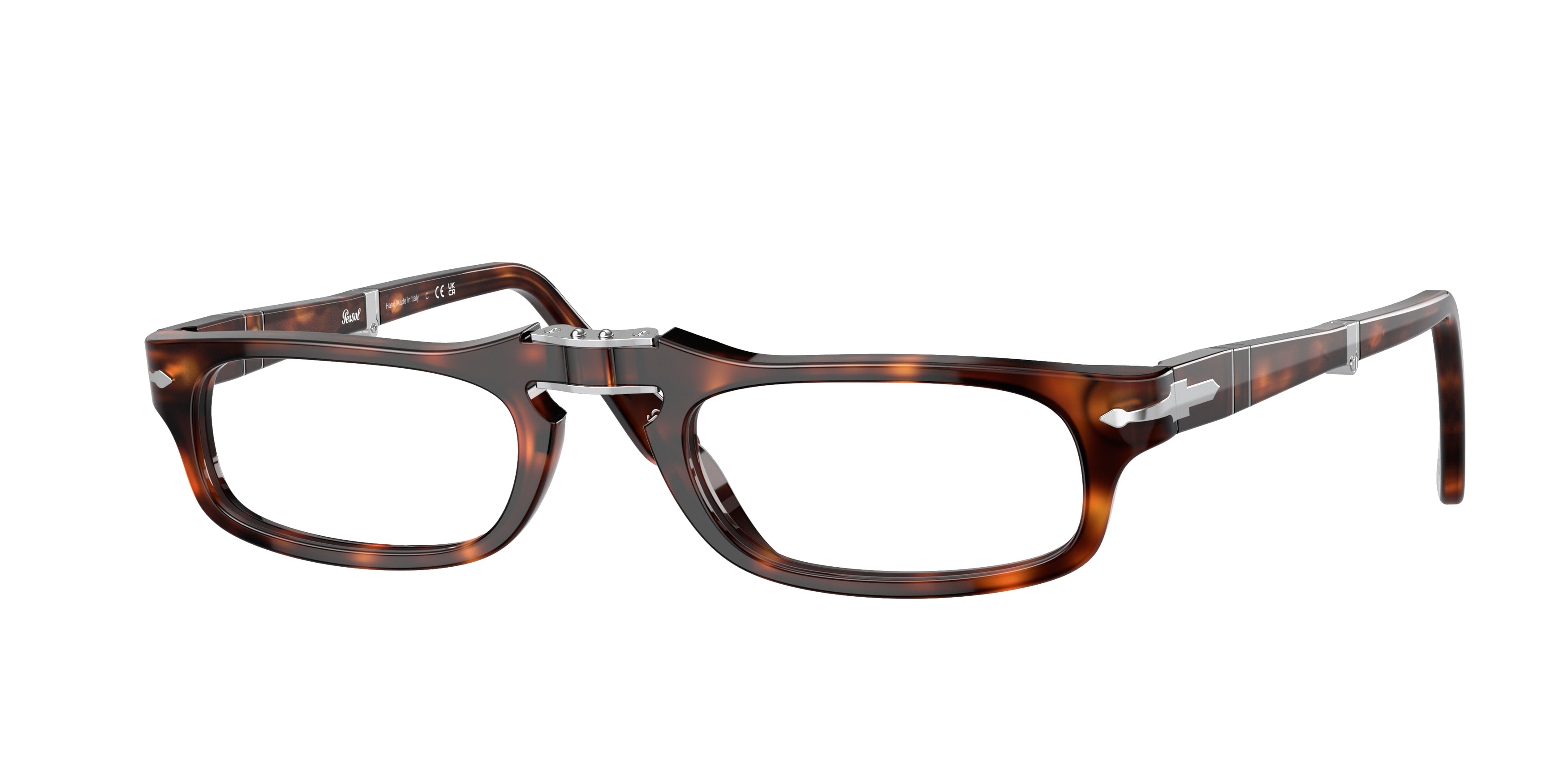 Persol PO2886V Rectangle Eyeglasses 24-Havana 51-145-22 - Color Map Tortoise
