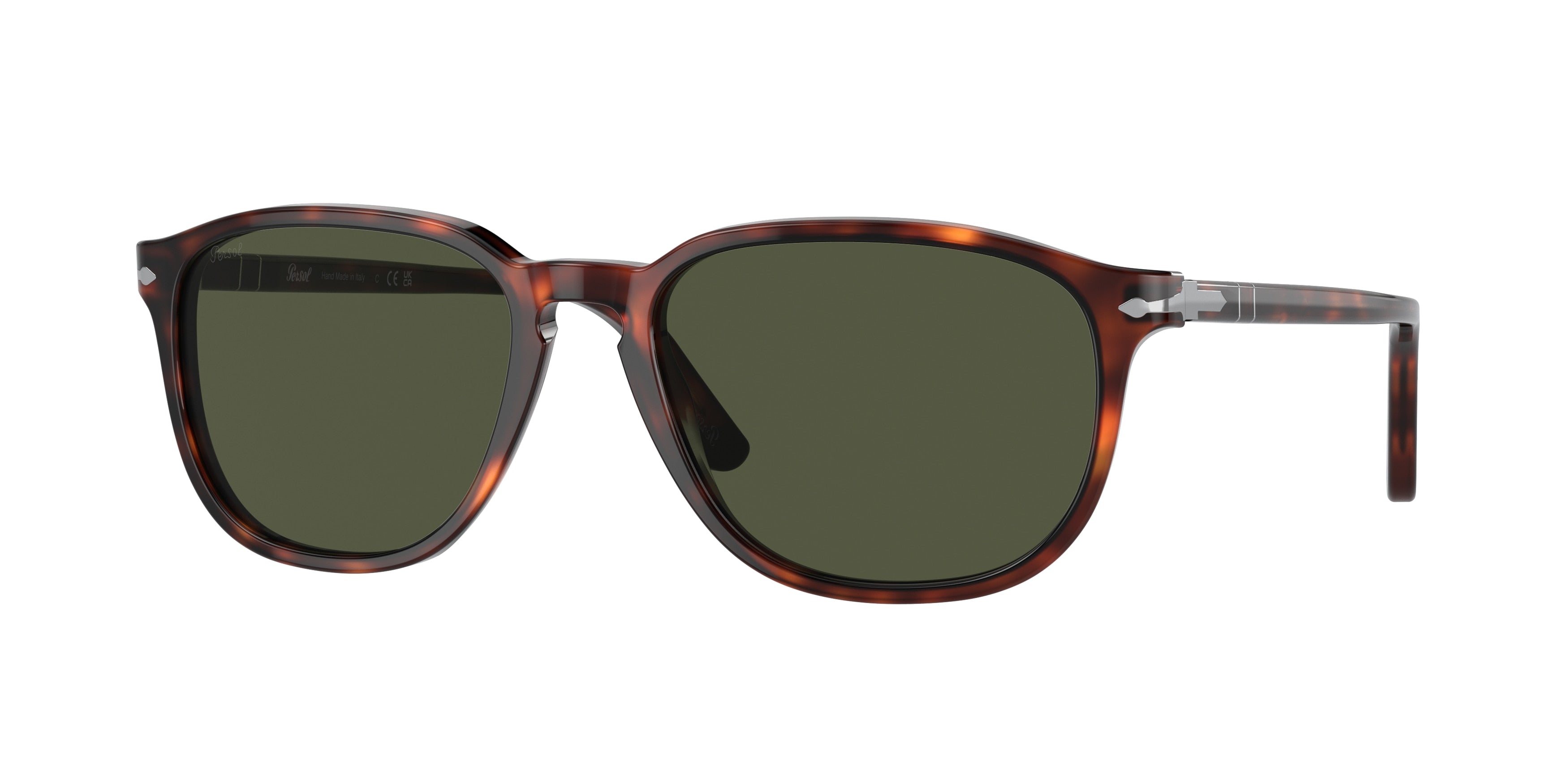 Persol PO3019S Square Sunglasses 24/31-Havana 55-145-18 - Color Map Tortoise
