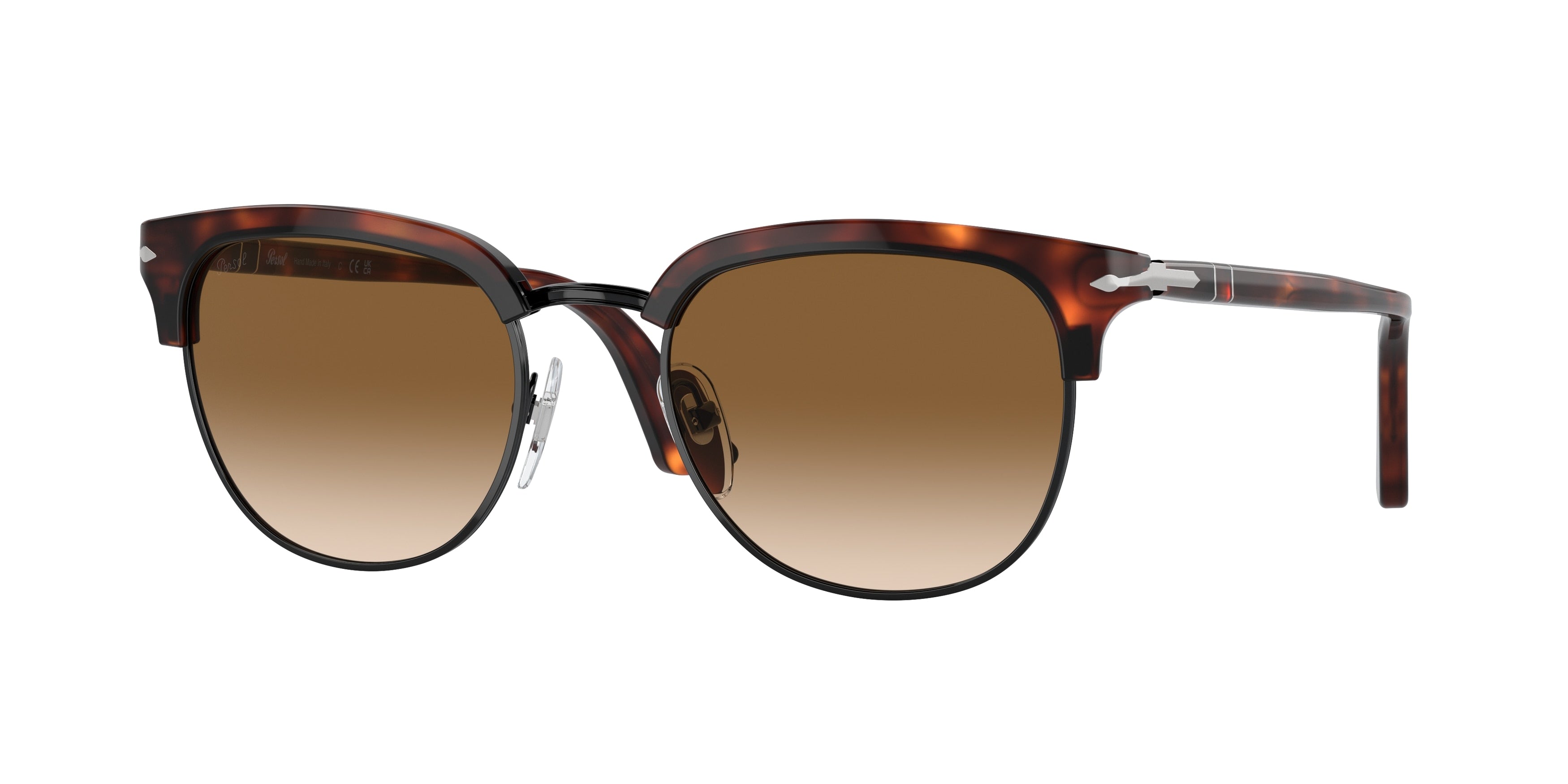 Persol CELLOR PO3105S Phantos Sunglasses  112751-Brown Tortoise Black 51-145-20 - Color Map Tortoise