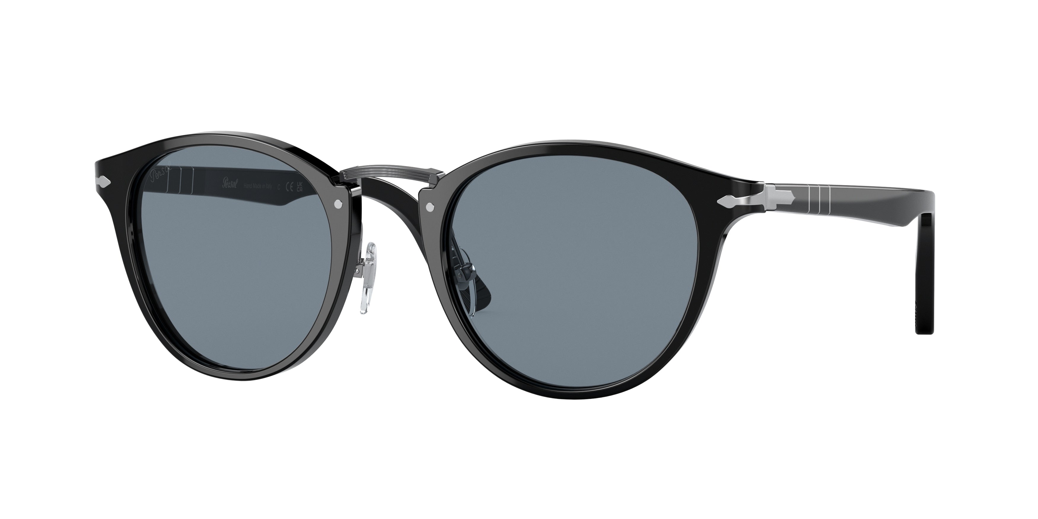 Persol PO3108S Phantos Sunglasses 95/56-Black 49-145-22 - Color Map Black