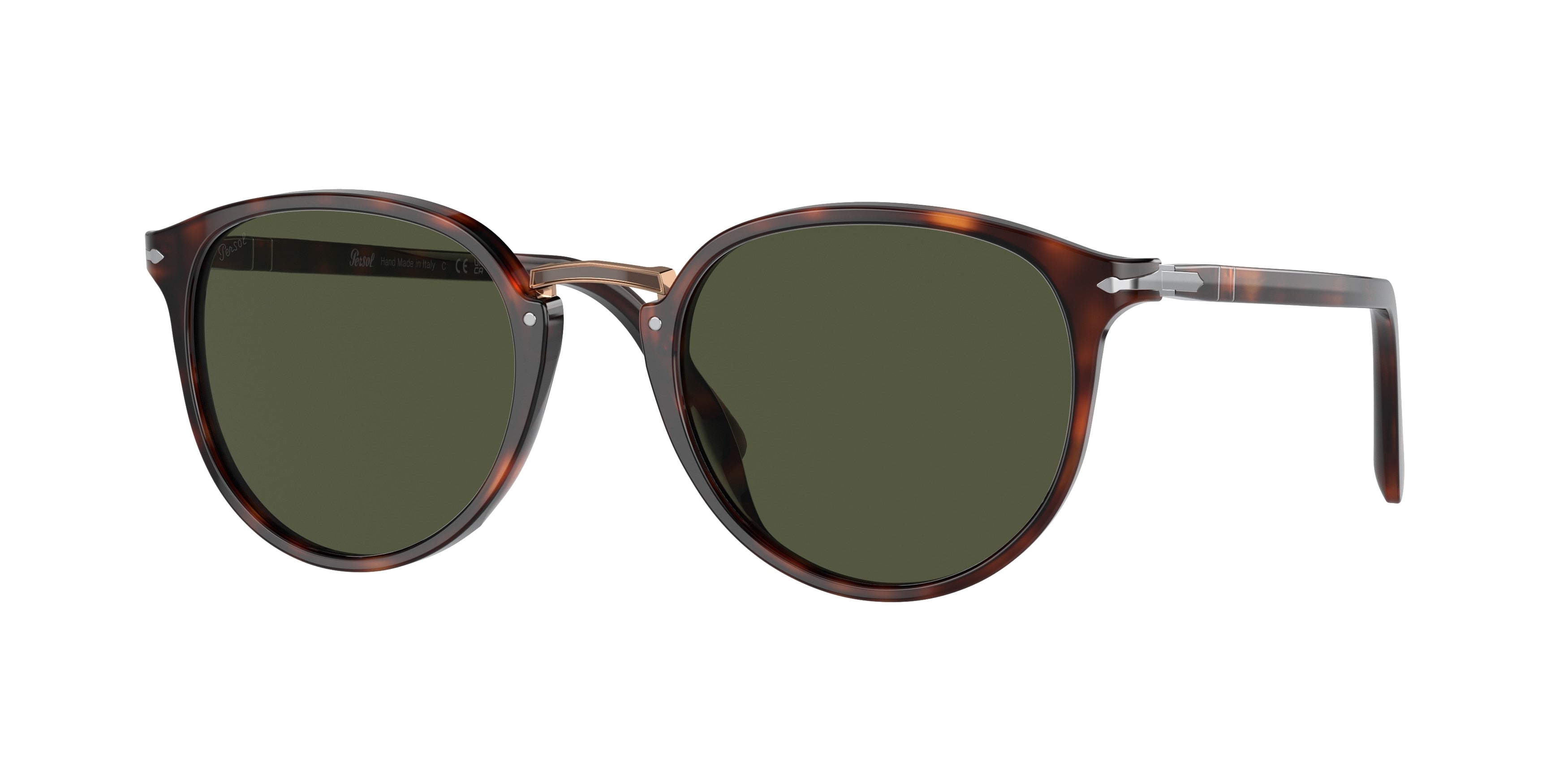 Persol PO3210S Oval Sunglasses 24/31-Havana 51-145-21 - Color Map Tortoise
