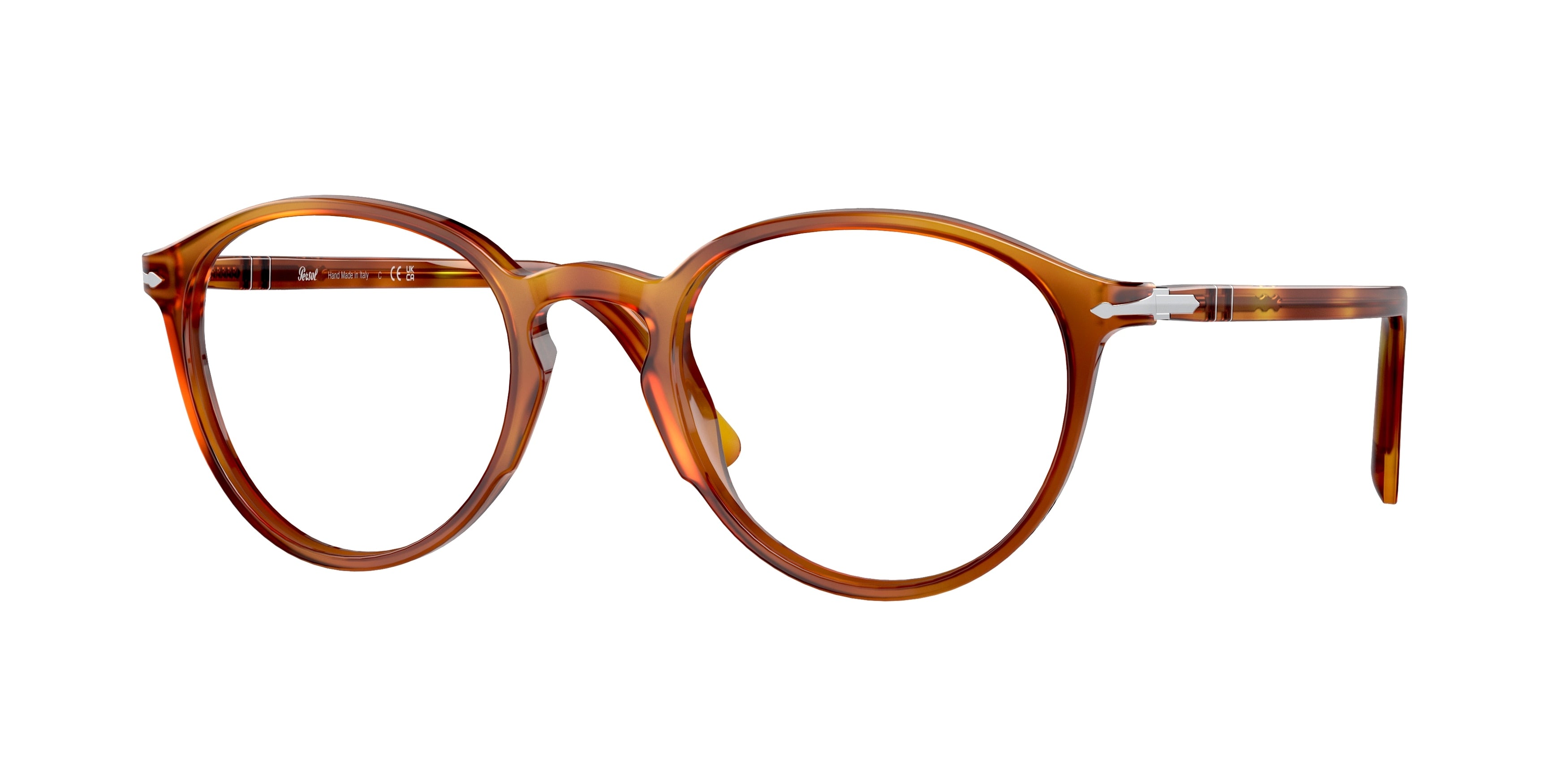 Persol PO3218V Phantos Eyeglasses 96-Terra Di Siena 51-145-21 - Color Map Brown