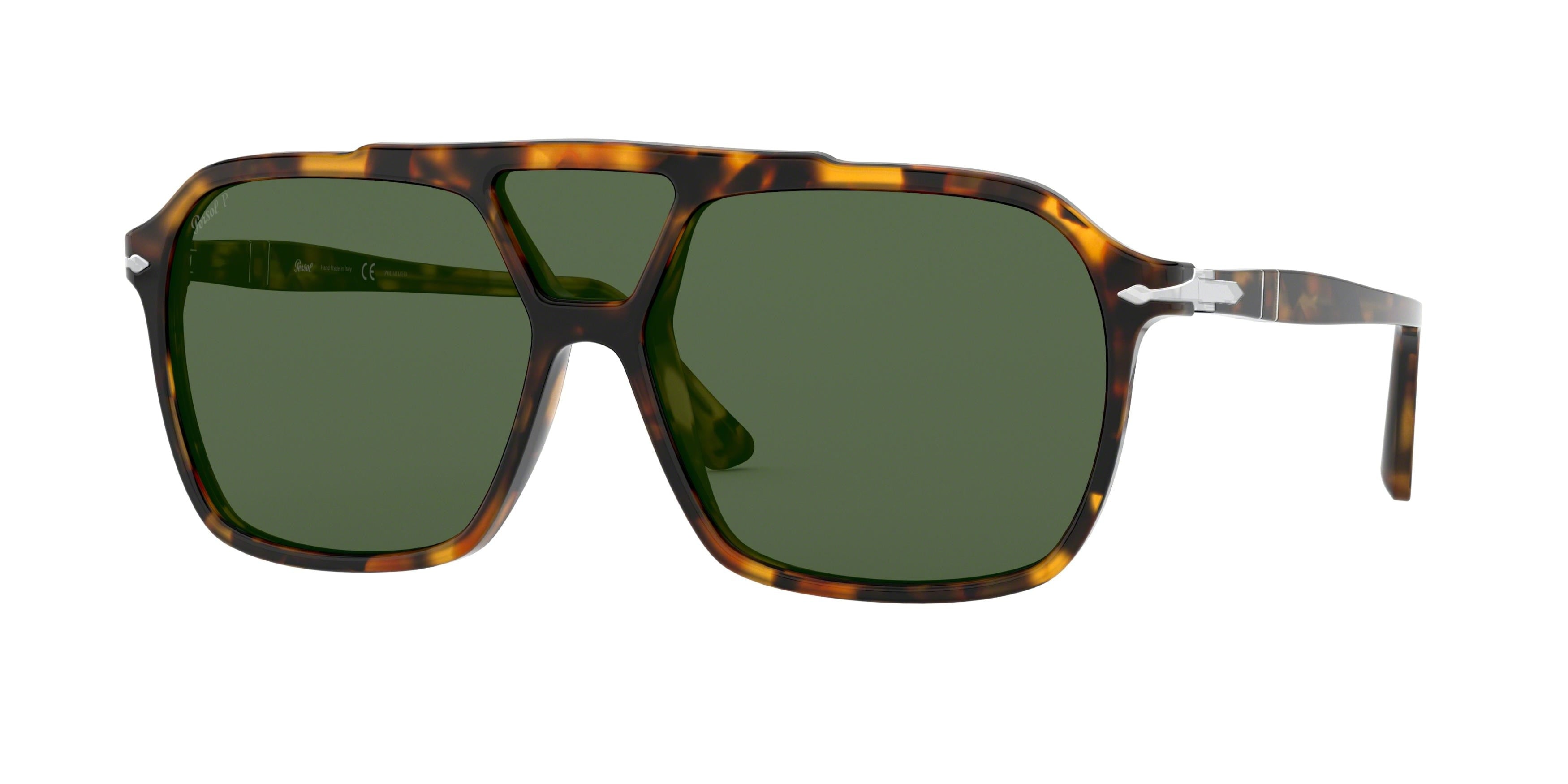 Persol PO3223S Square Sunglasses 1052P1-Madreterra 59-145-14 - Color Map Tortoise