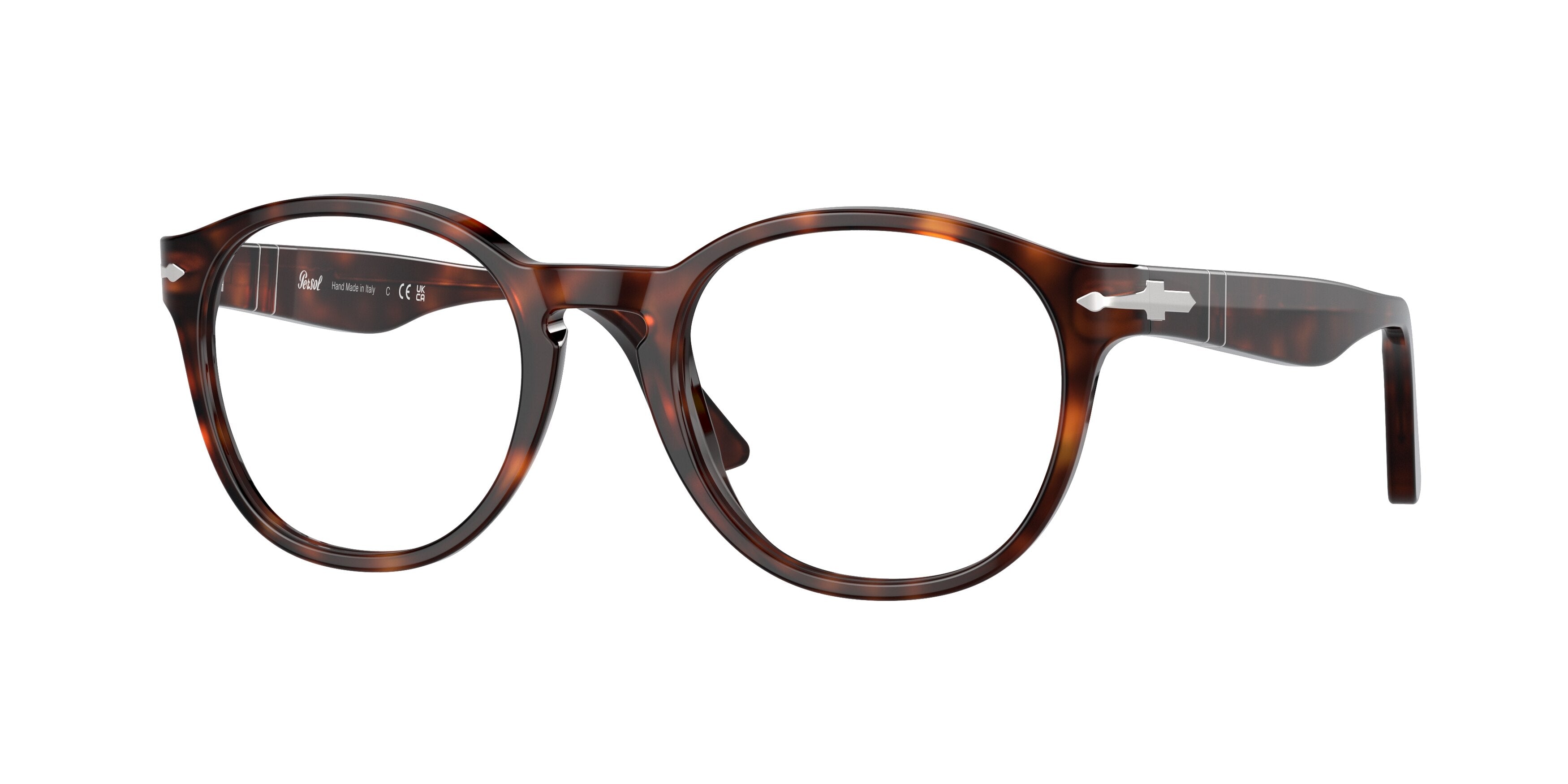 Persol PO3284V Phantos Eyeglasses  24-Havana 50-145-20 - Color Map Tortoise