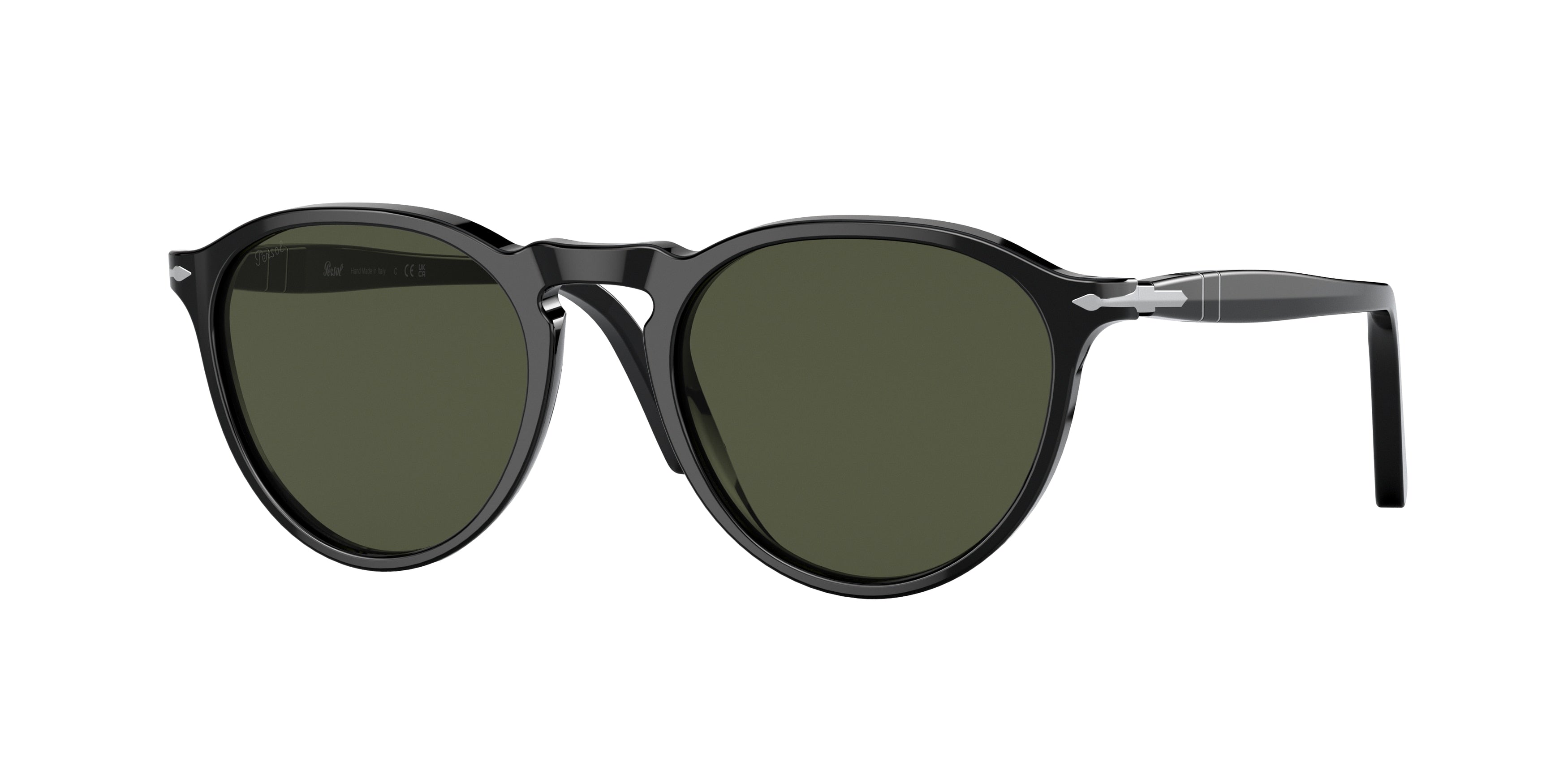 Persol PO3286S Phantos Sunglasses 95/31-Black 53-140-19 - Color Map Black