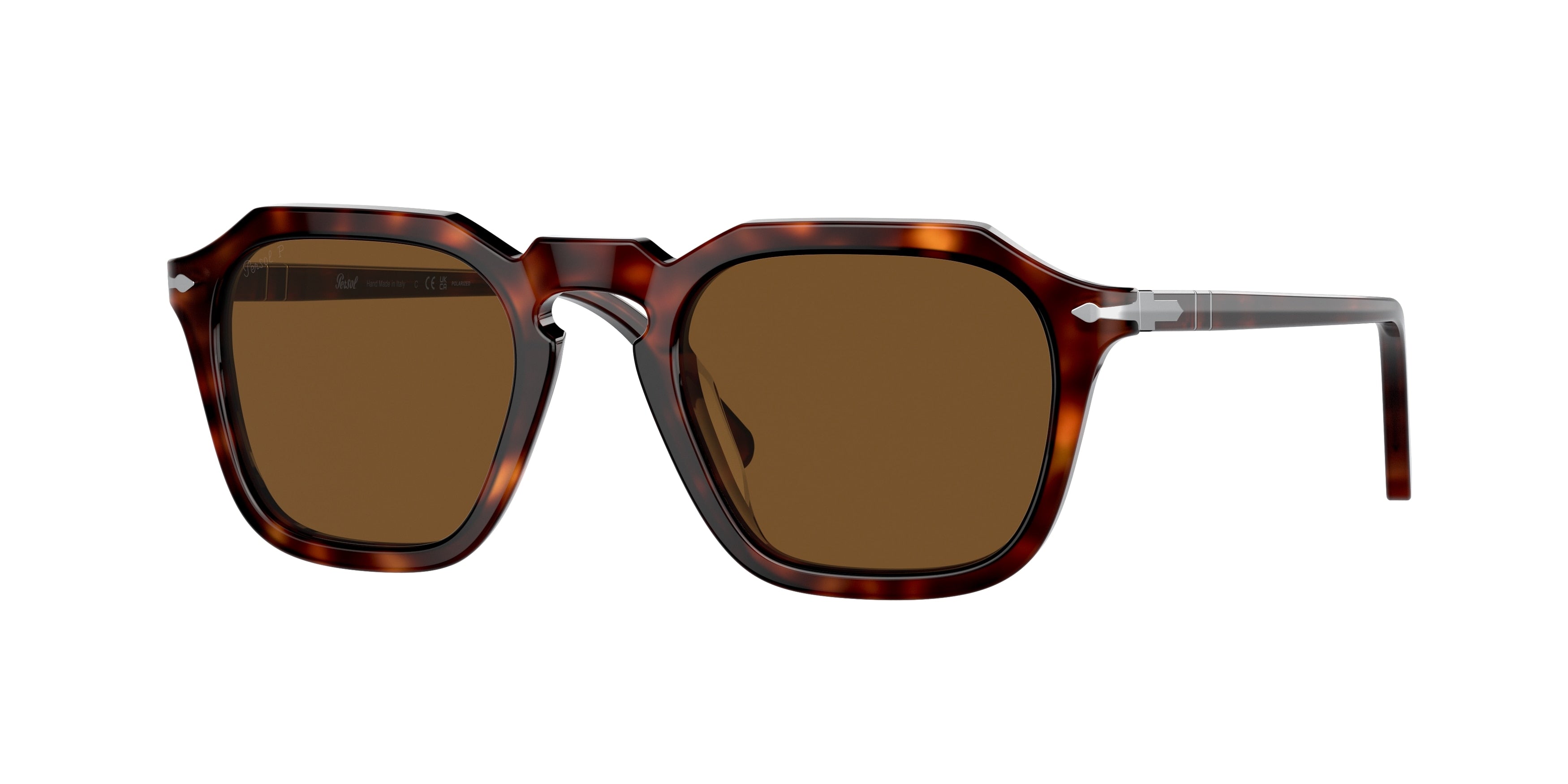 Persol PO3292S Square Sunglasses  24/57-Havana 48-145-21 - Color Map Tortoise