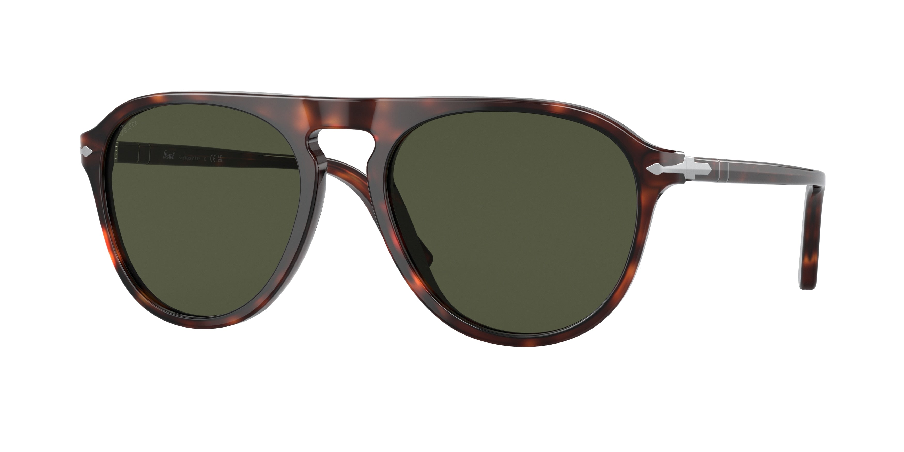 Persol PO3302S Pilot Sunglasses 24/31-Havana 55-145-19 - Color Map Tortoise