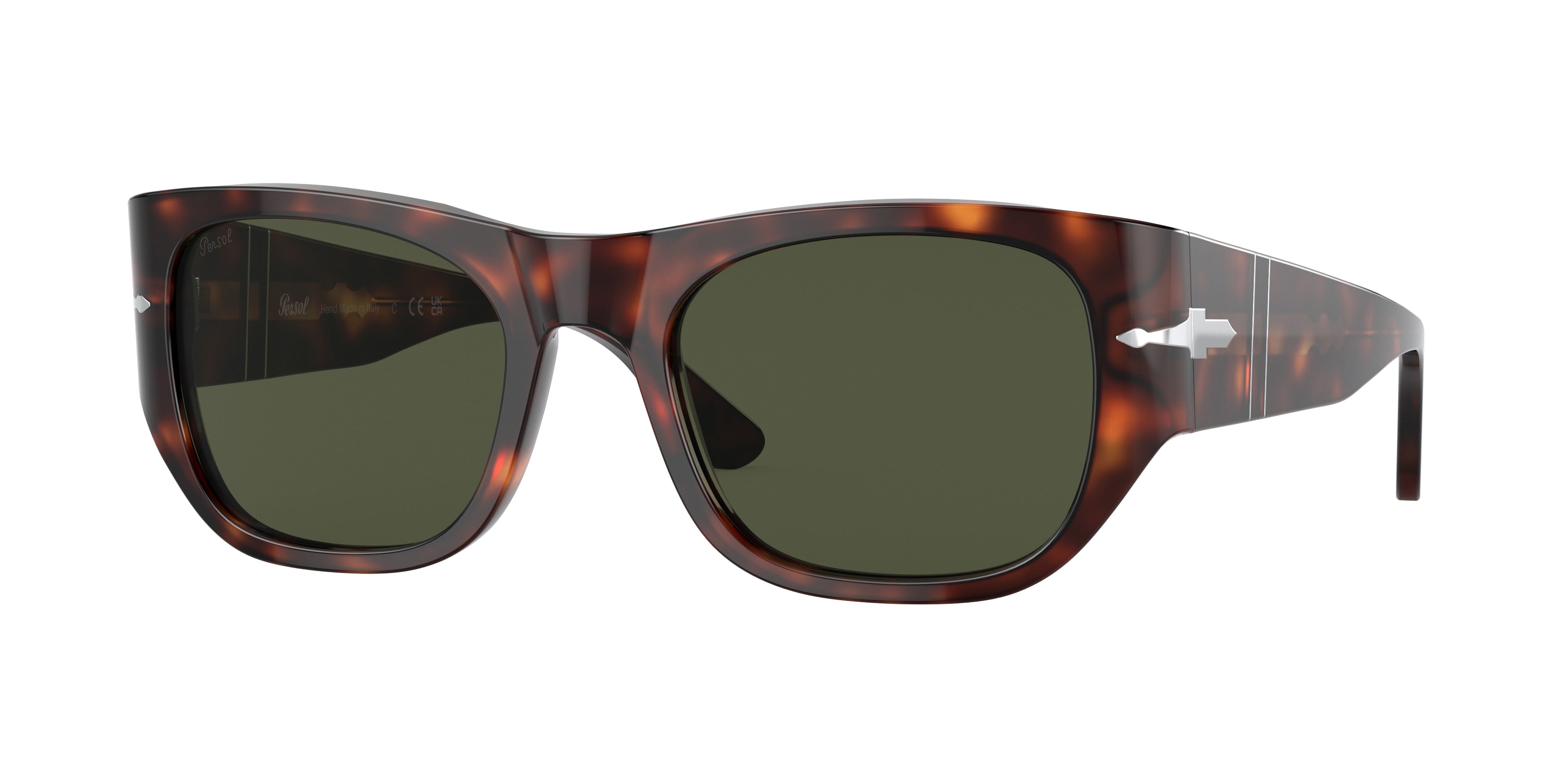 Persol PO3308S Square Sunglasses 24/31-Havana 54-145-21 - Color Map Tortoise