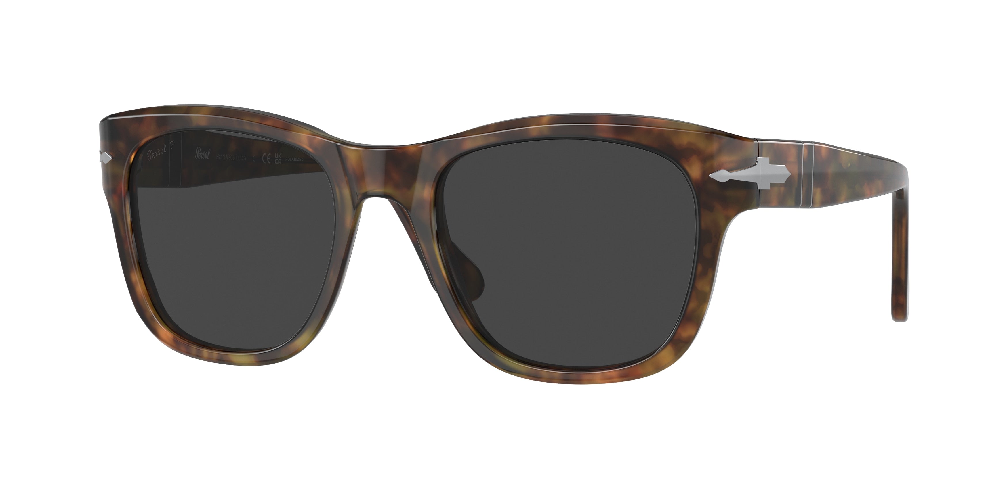 Persol PO3313S Square Sunglasses 108/48-Caffe 55-145-20 - Color Map Tortoise