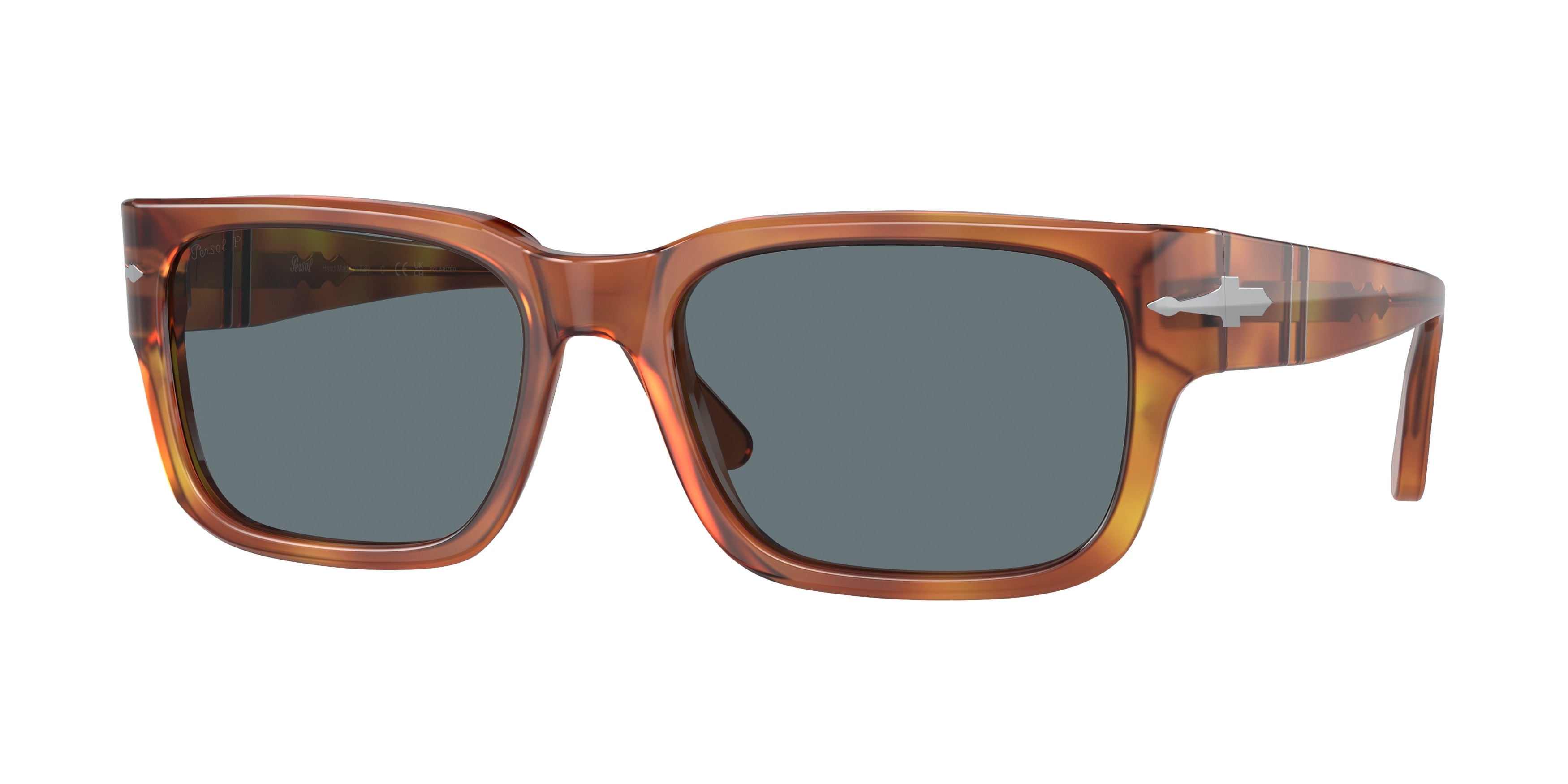 Persol PO3315S Rectangle Sunglasses 96/3R-Terra Di Siena 58-145-19 - Color Map Brown