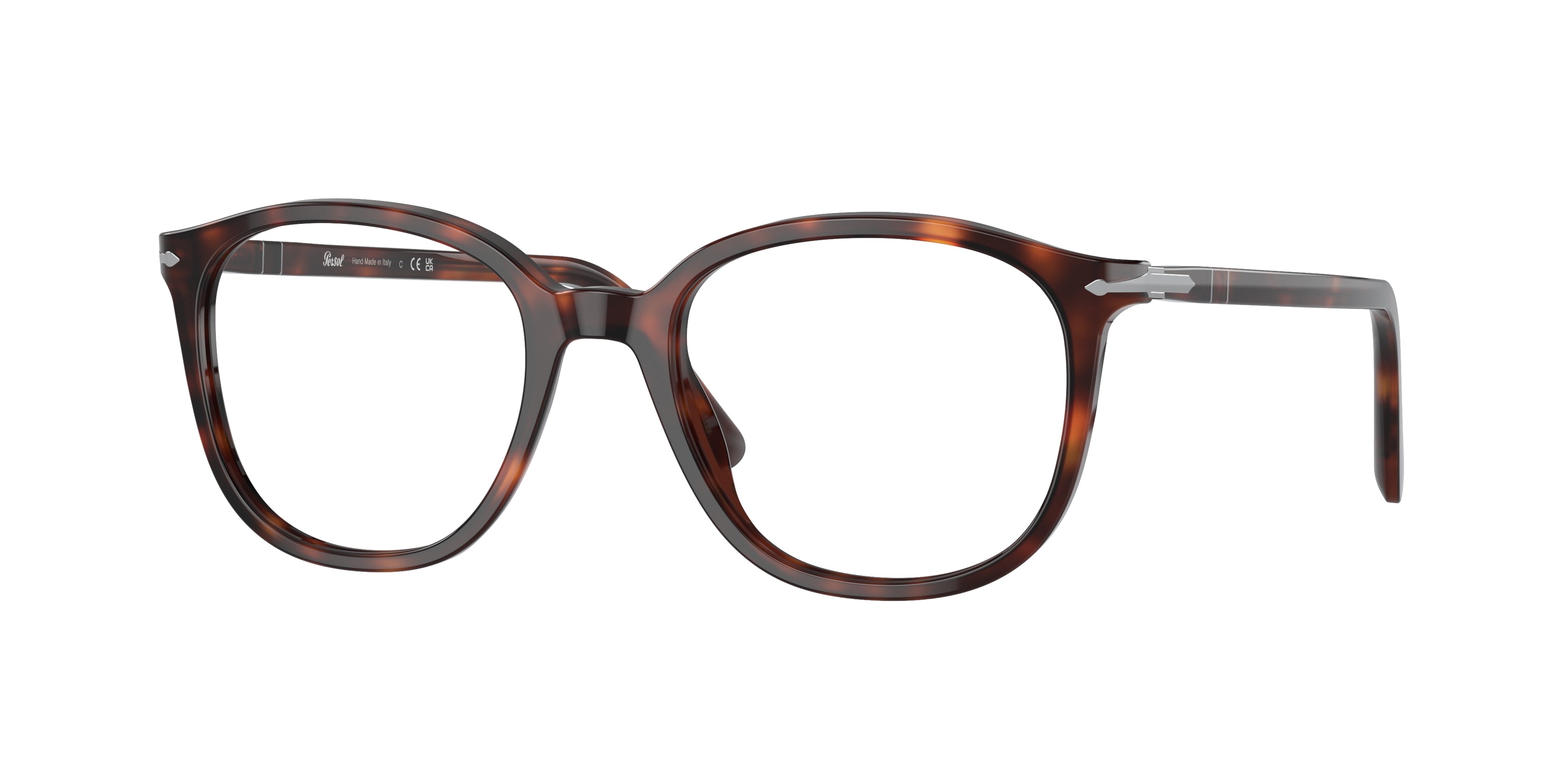 Persol PO3317V Pillow Eyeglasses 24-Havana 53-145-19 - Color Map Tortoise