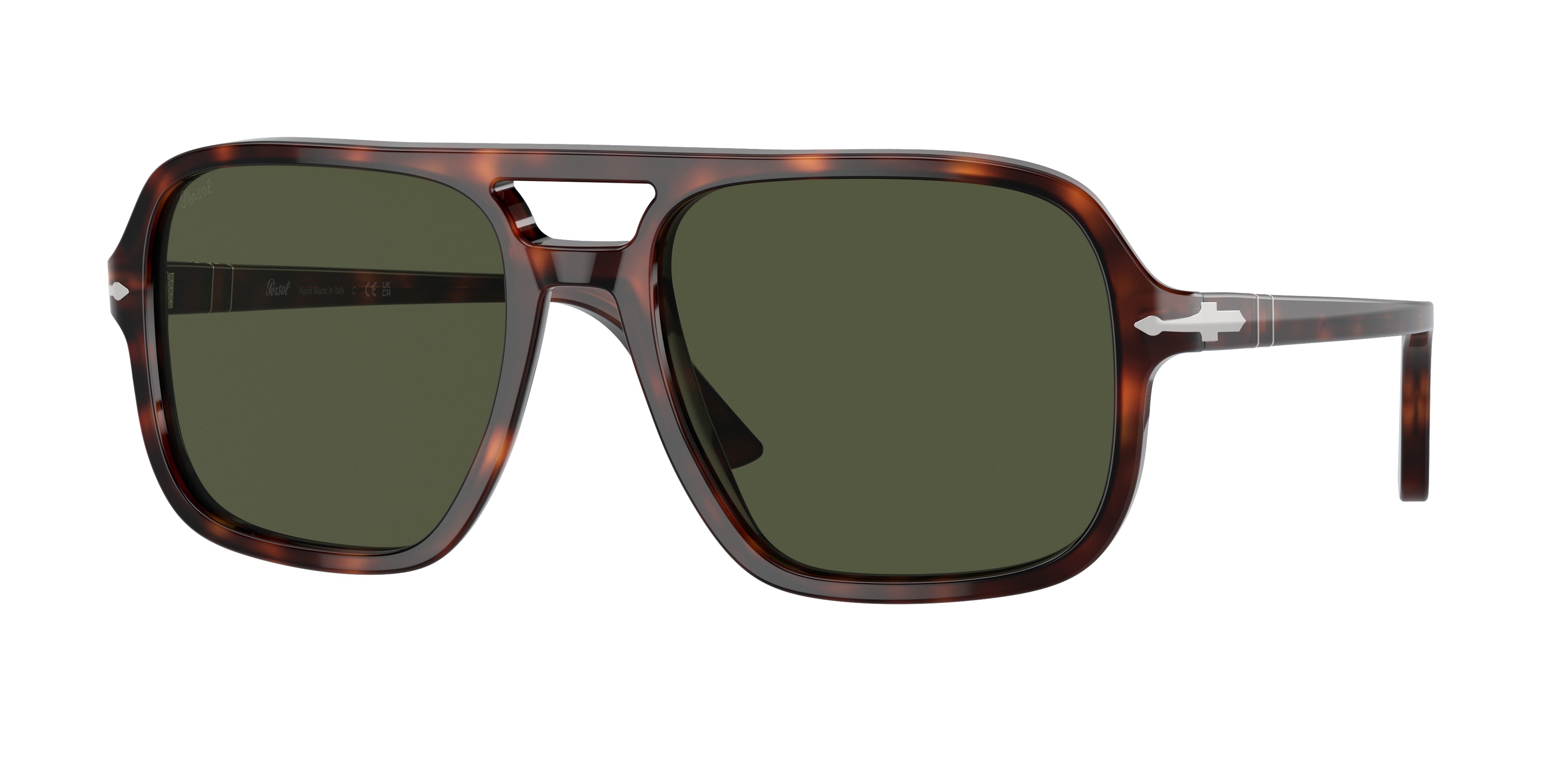 Persol PO3328S Pilot Sunglasses 24/31-Havana 58-150-19 - Color Map Tortoise