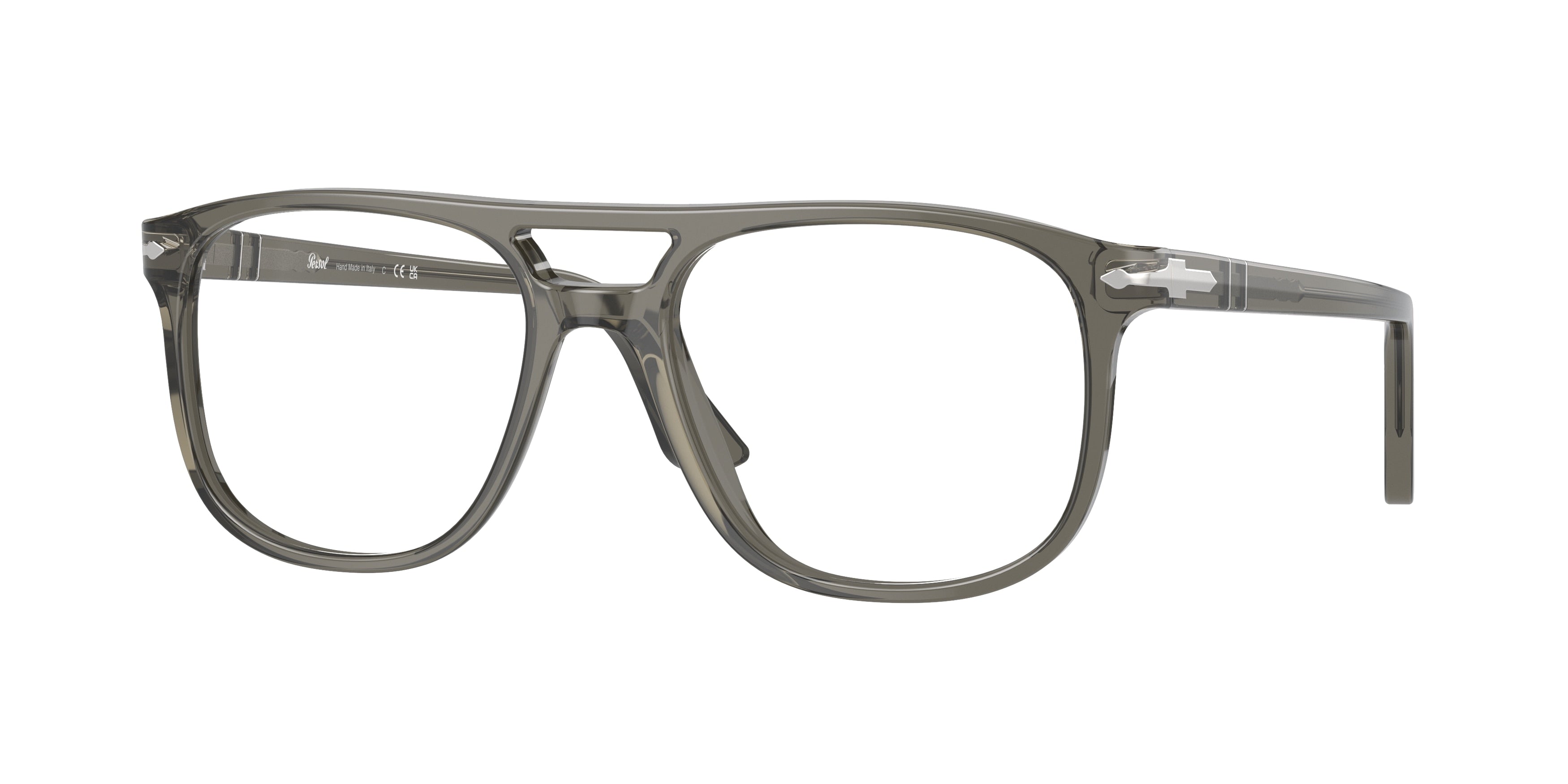 Persol GRETA PO3329V Pilot Eyeglasses  1103-Smoke 54-145-18 - Color Map Grey