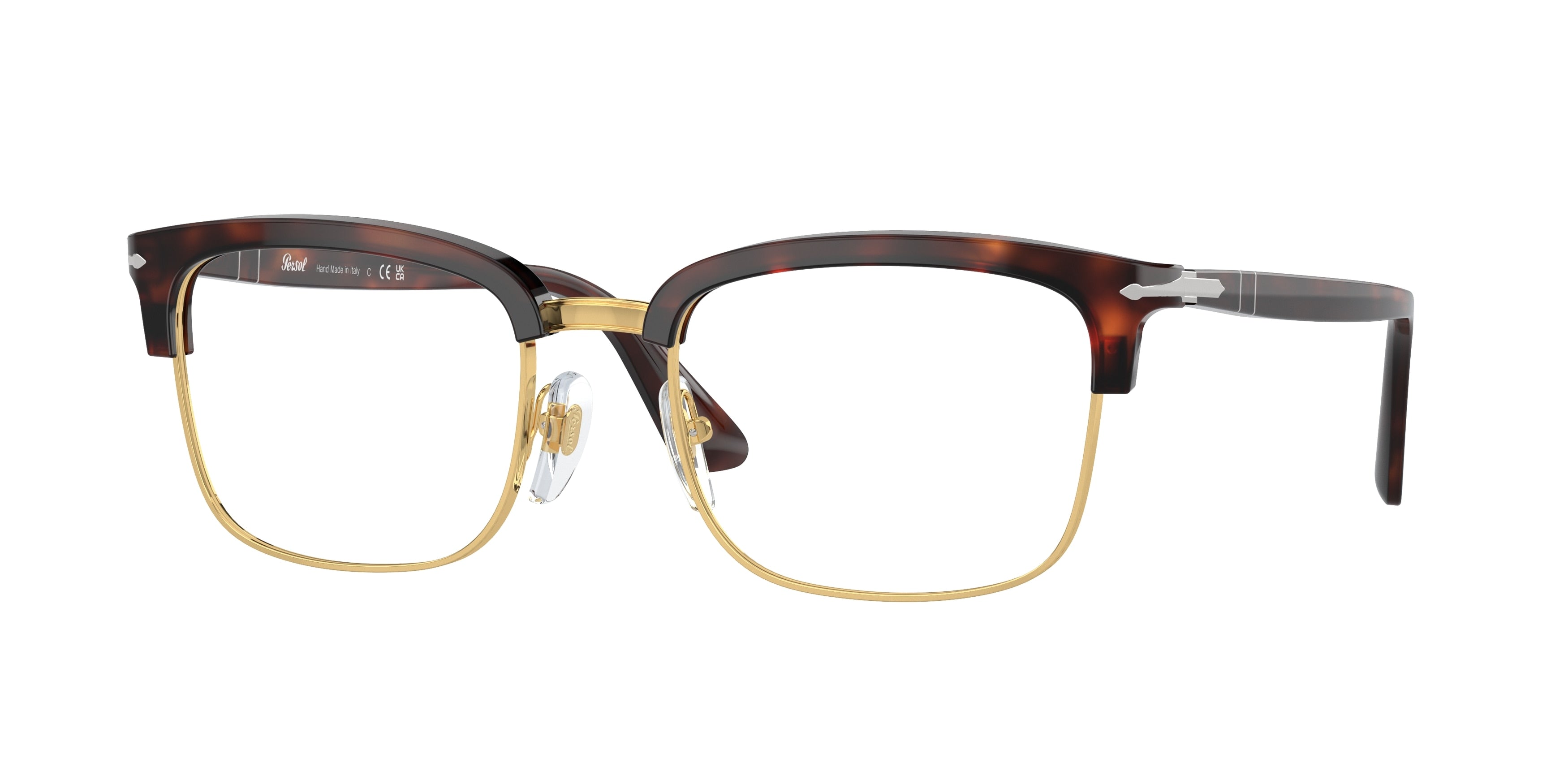 Persol LINA PO3340V Rectangle Eyeglasses 24-Havana 54-145-20 - Color Map Tortoise