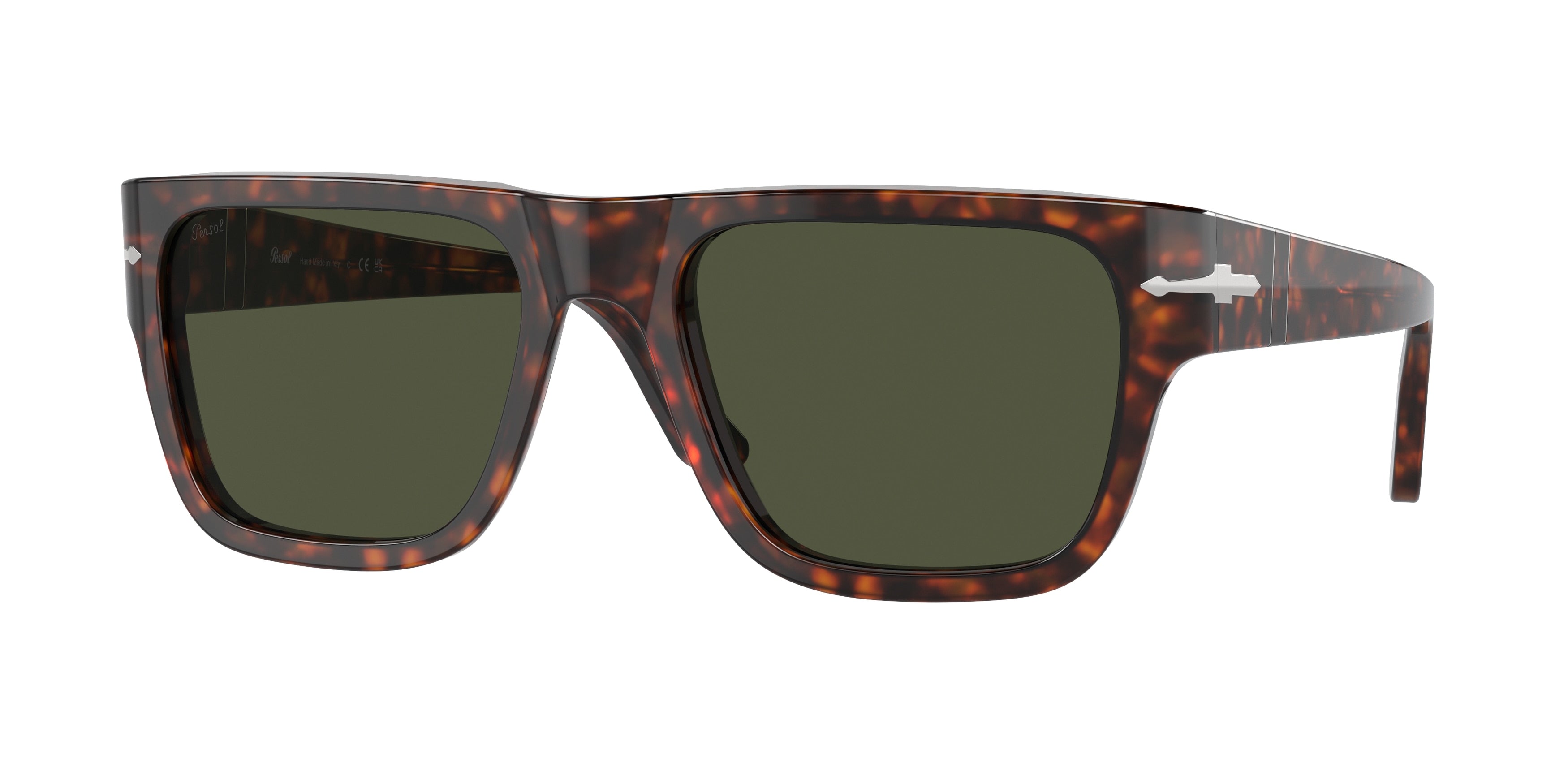Persol PO3348S Square Sunglasses 24/31-Havana 57-145-20 - Color Map Tortoise
