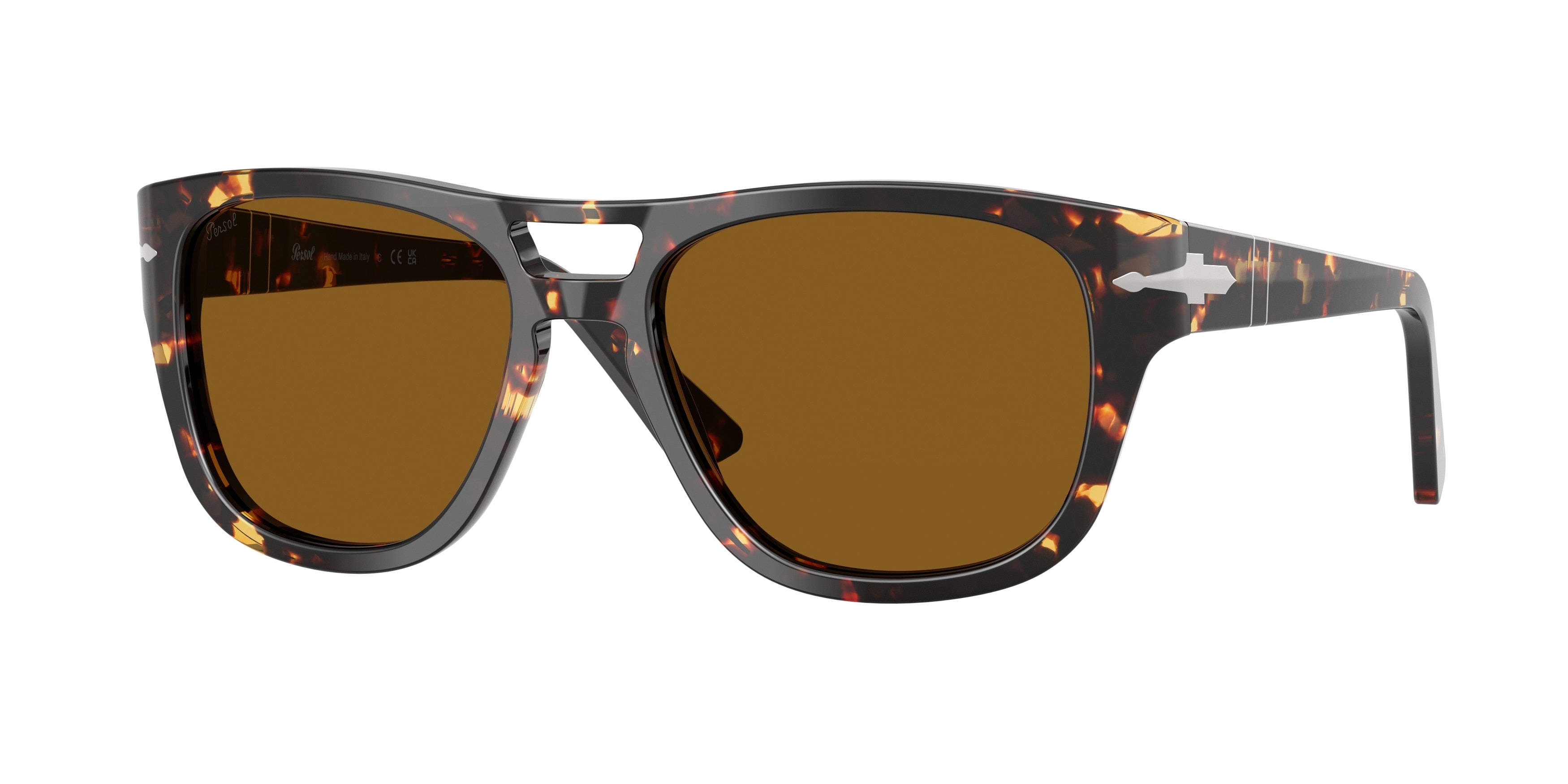 Persol PO3366S Square Sunglasses 985/33-Tabacco Virginia 58-145-18 - Color Map Tortoise