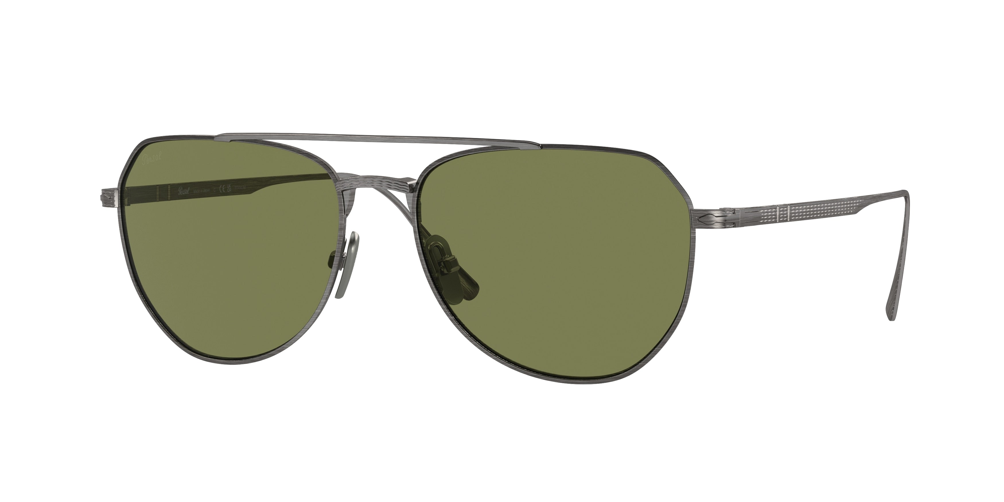Persol PO5003ST Phantos Sunglasses 80014E-Pewter 54-145-16 - Color Map Grey