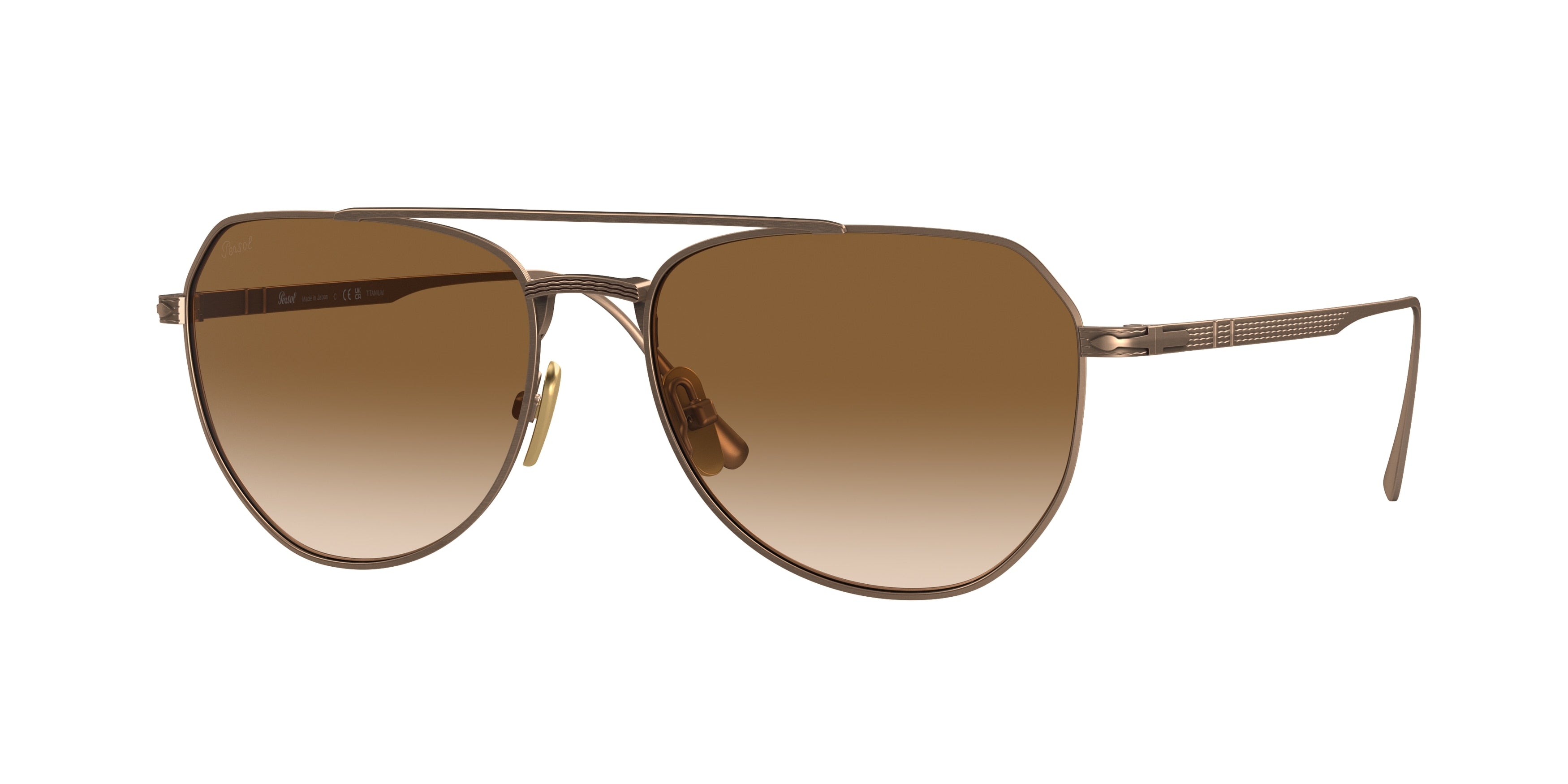 Persol PO5003ST Phantos Sunglasses 800351-Bronze 54-145-16 - Color Map Brown