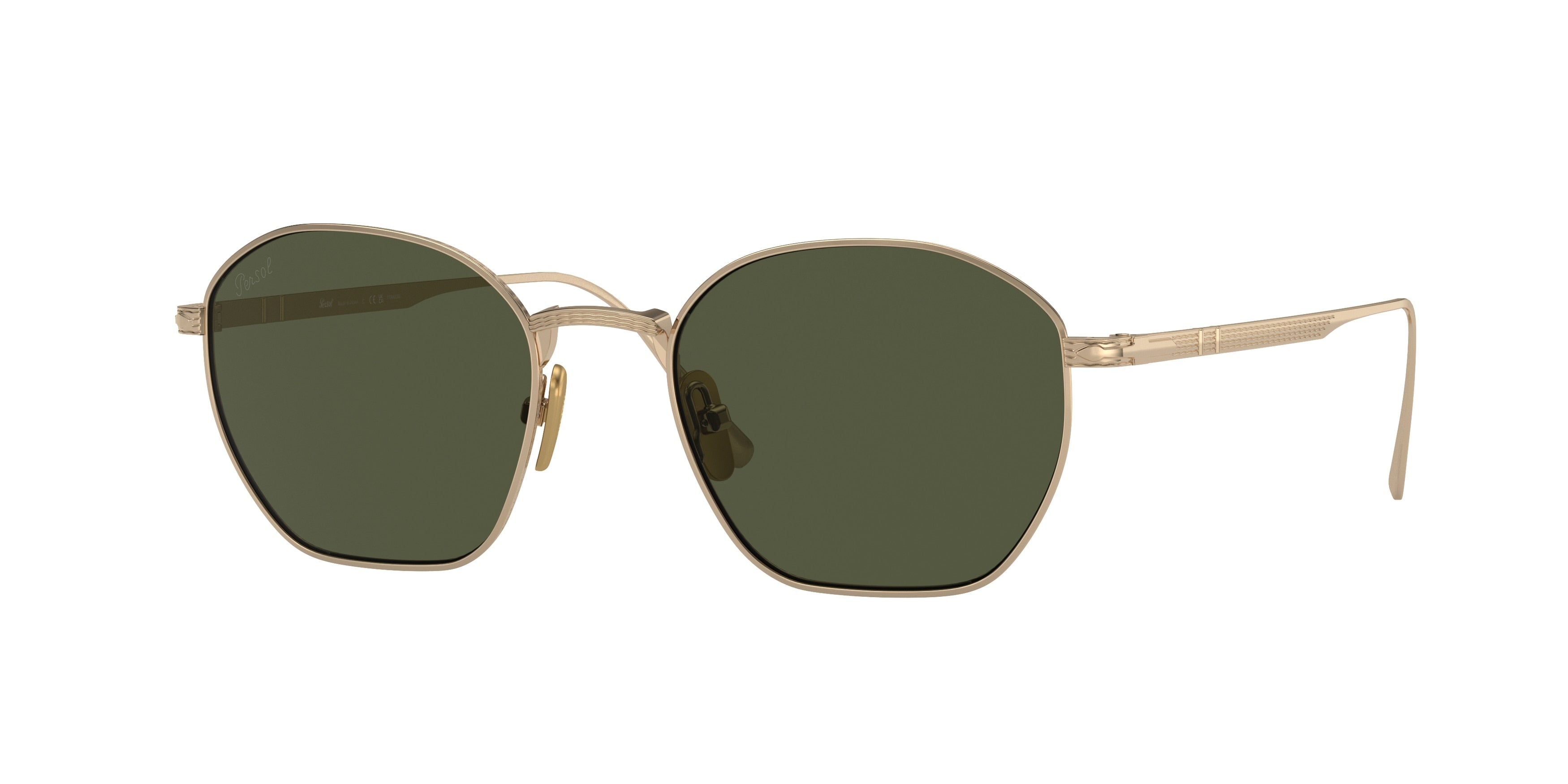 Persol PO5004ST Irregular Sunglasses 800031-Gold 50-145-19 - Color Map Gold
