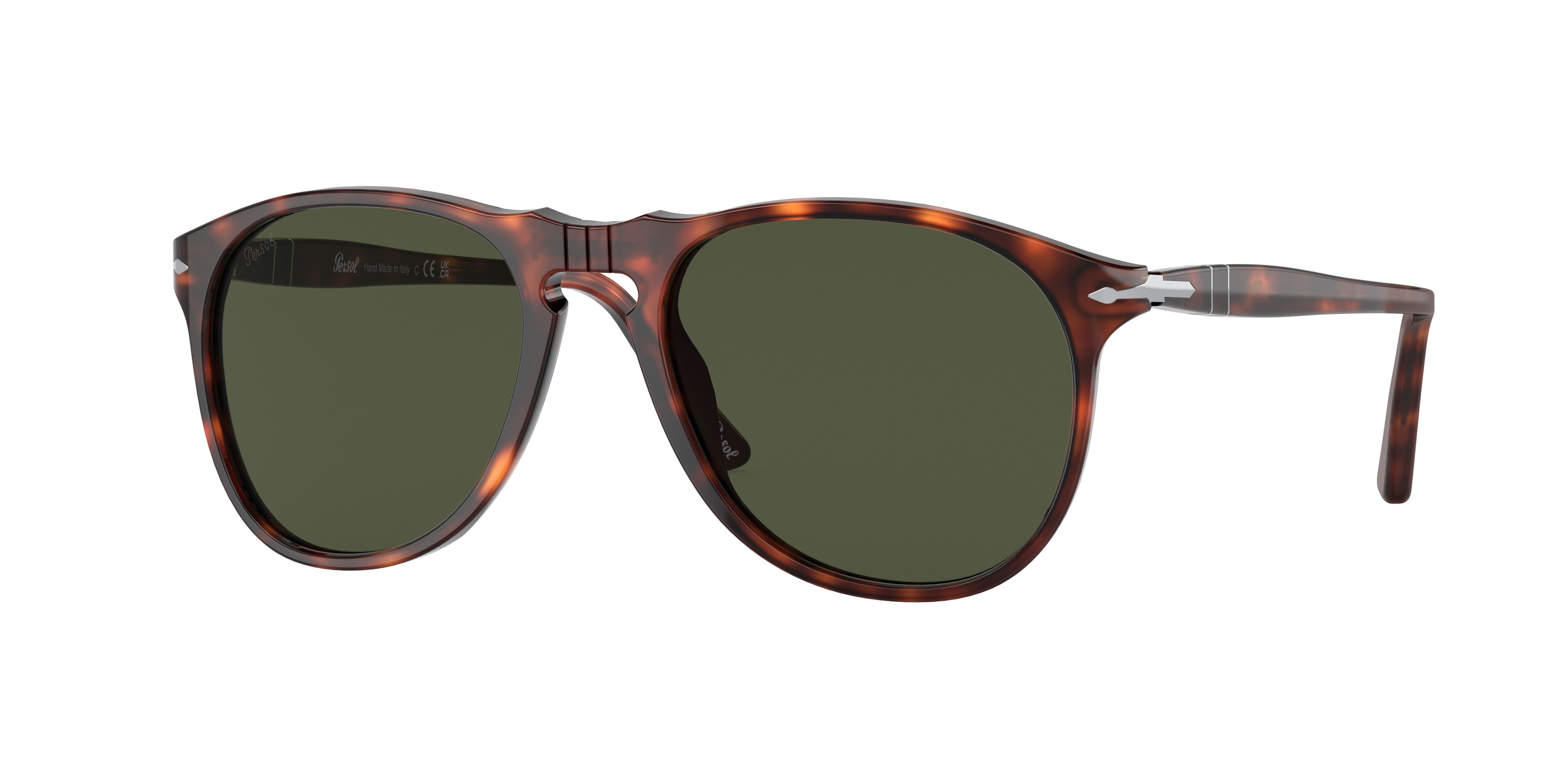 Persol PO9649S Pilot Sunglasses 24/31-Havana 55-145-18 - Color Map Tortoise