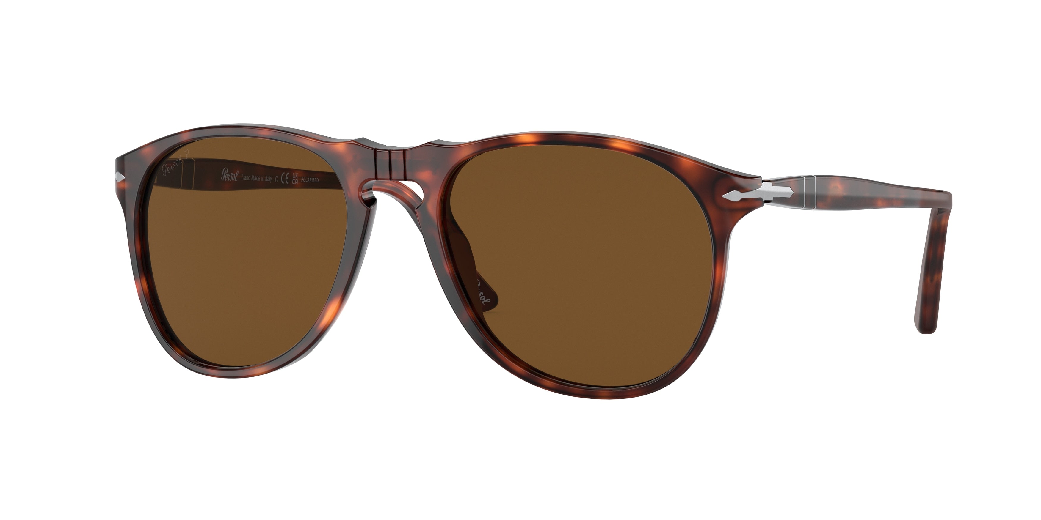 Persol PO9649S Pilot Sunglasses 24/57-Havana 55-145-18 - Color Map Tortoise