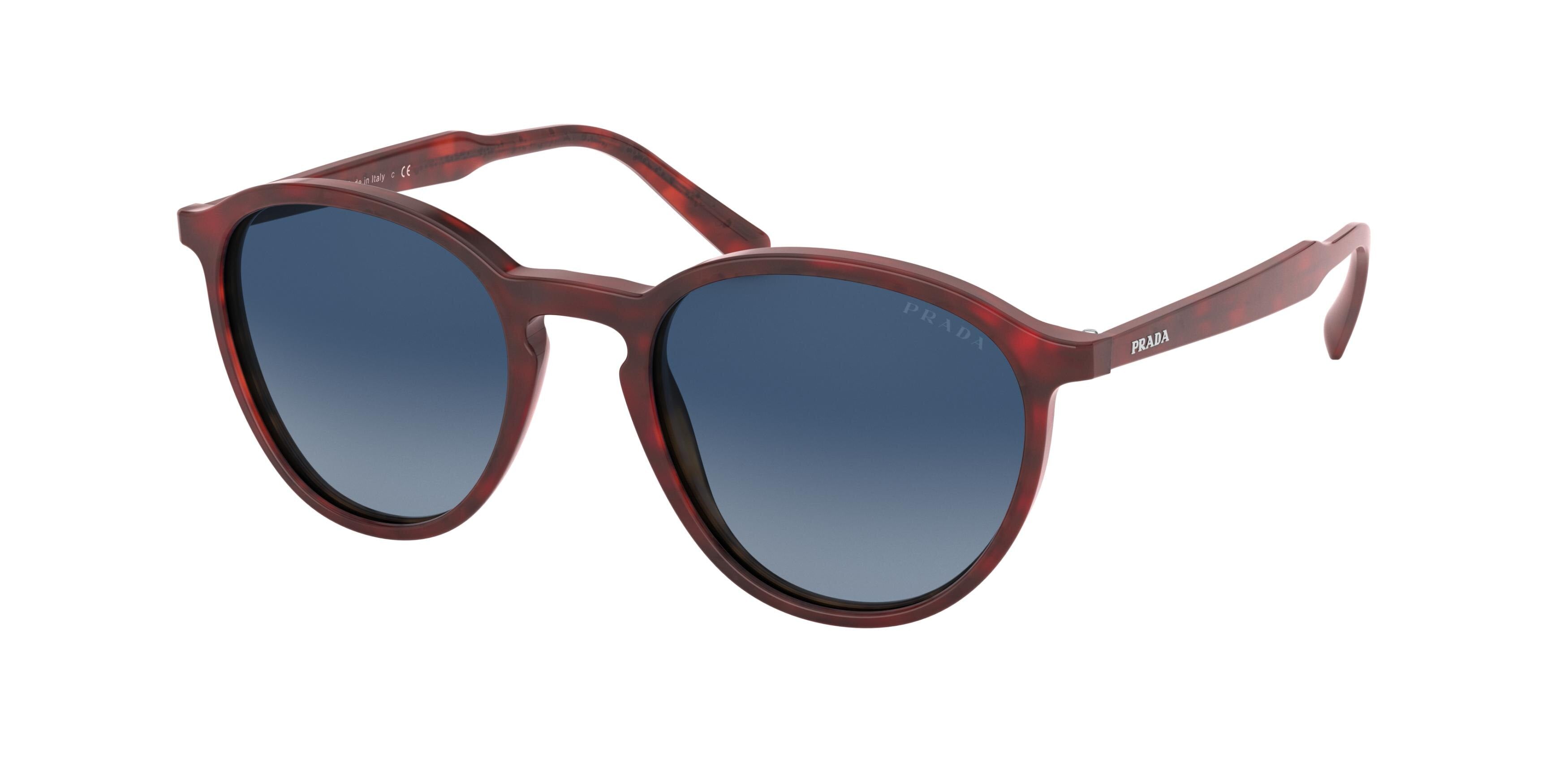 Prada CONCEPTUAL PR05XS Phantos Sunglasses  549735-Striped Brown 51-145-20 - Color Map Tortoise